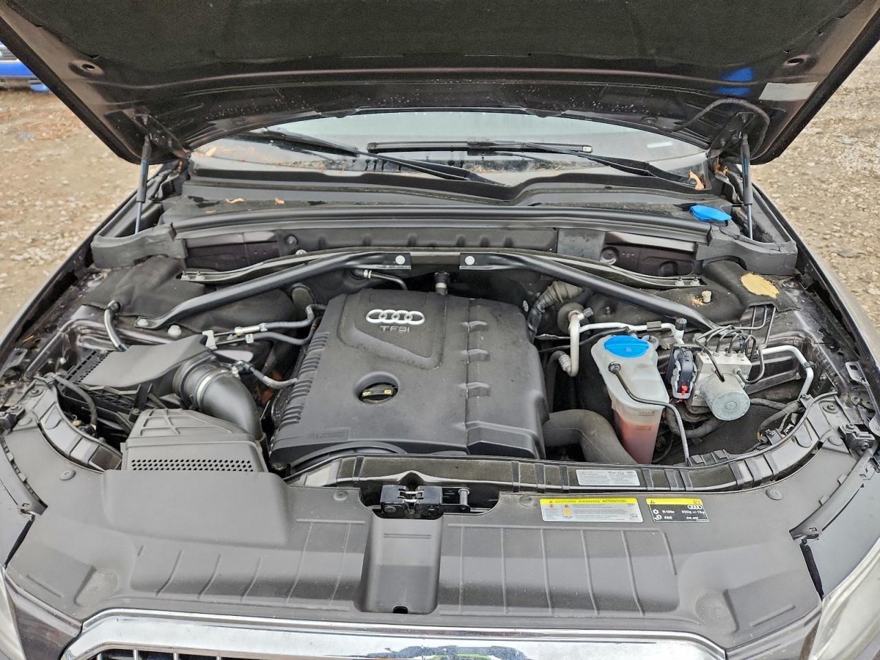 2014 Audi Q5 Premium Plus Gray vin: WA1LFAFP9EA100194