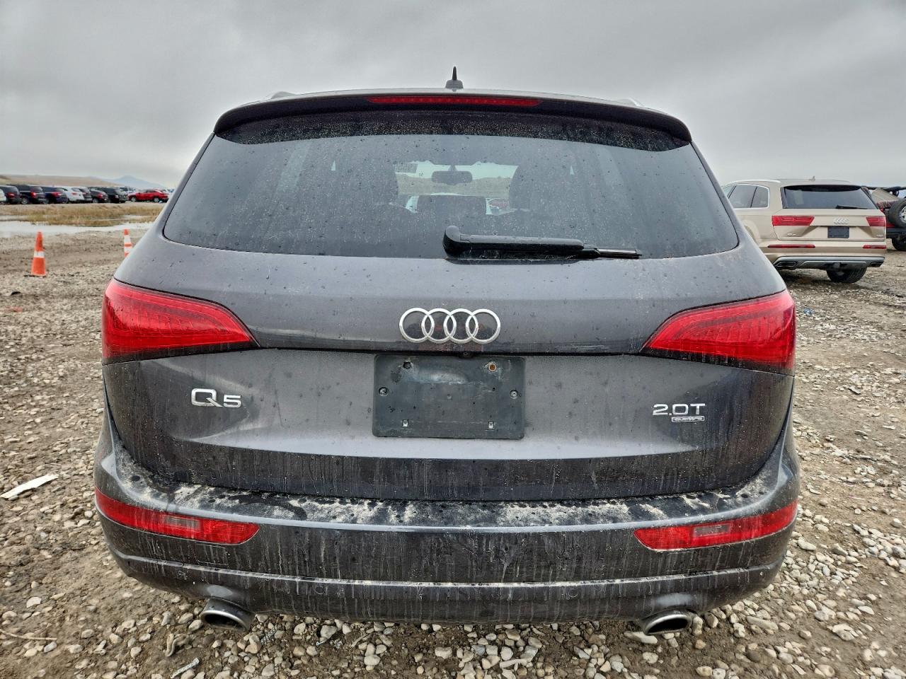 2014 Audi Q5 Premium Plus Gray vin: WA1LFAFP9EA100194