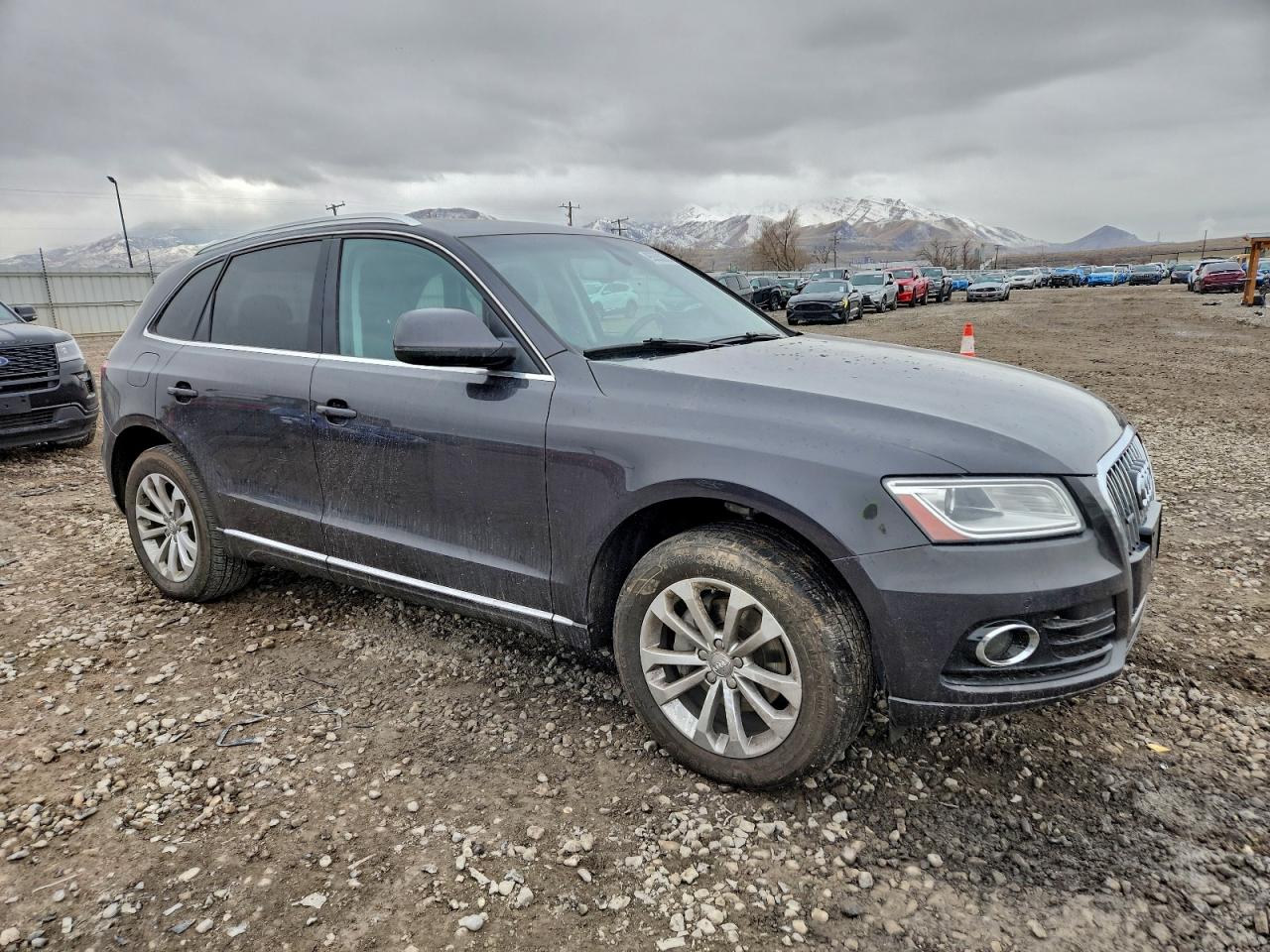 2014 Audi Q5 Premium Plus Gray vin: WA1LFAFP9EA100194