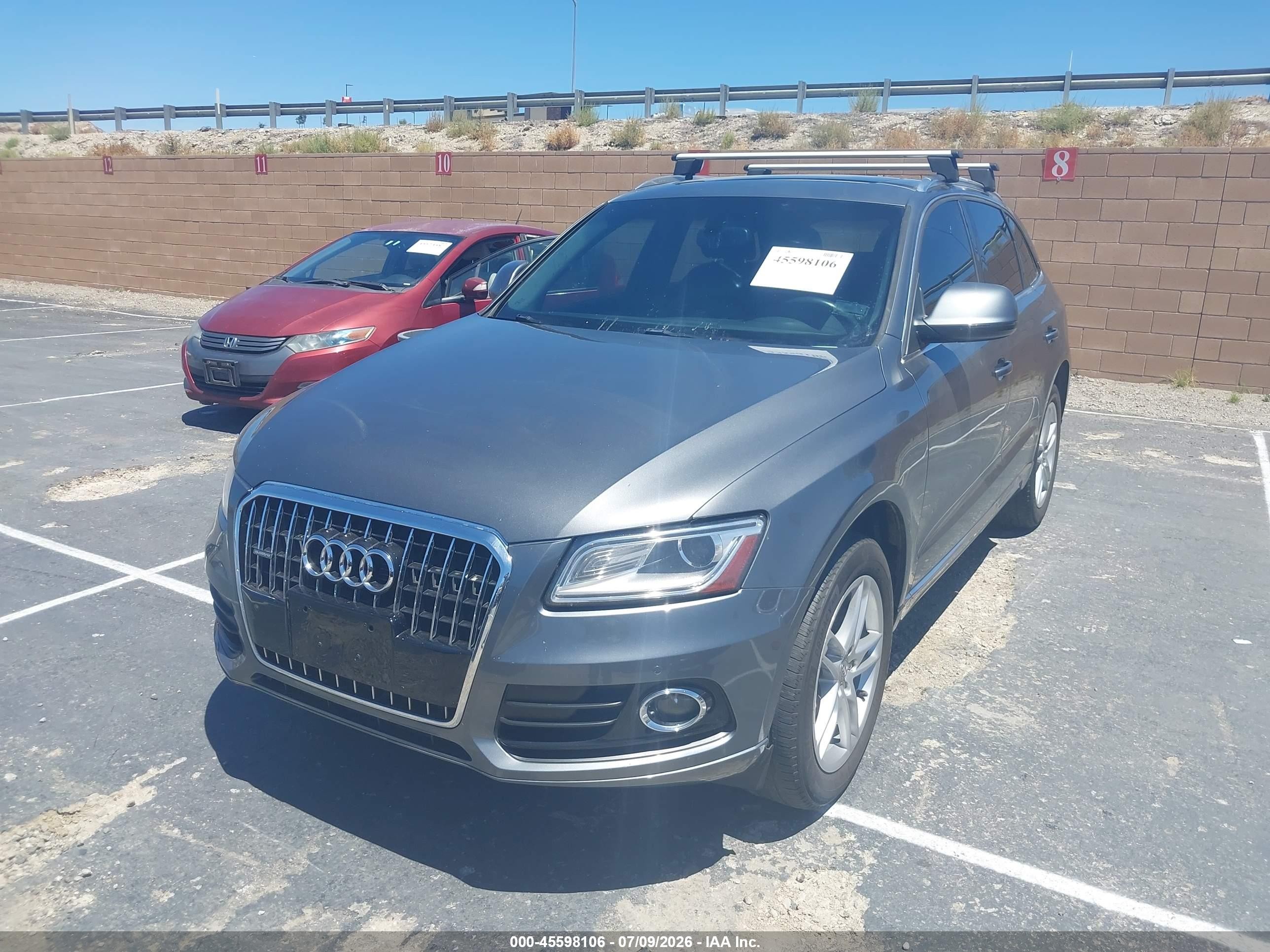 2014 Audi Q5 2.0t Premium Gray vin: WA1LFAFP9EA106187