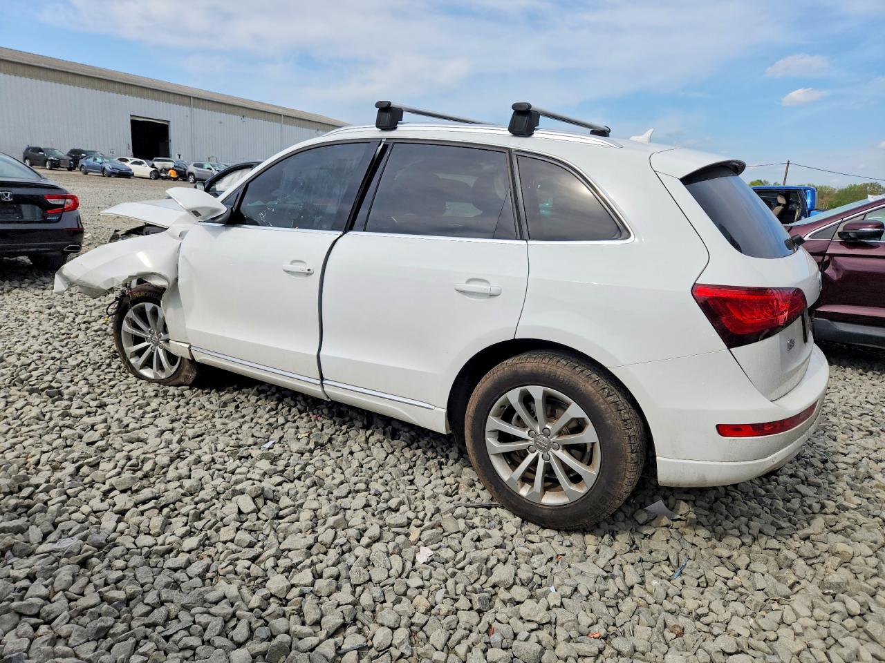 2014 Audi Q5 Premium Plus White vin: WA1LFAFP9EA108554