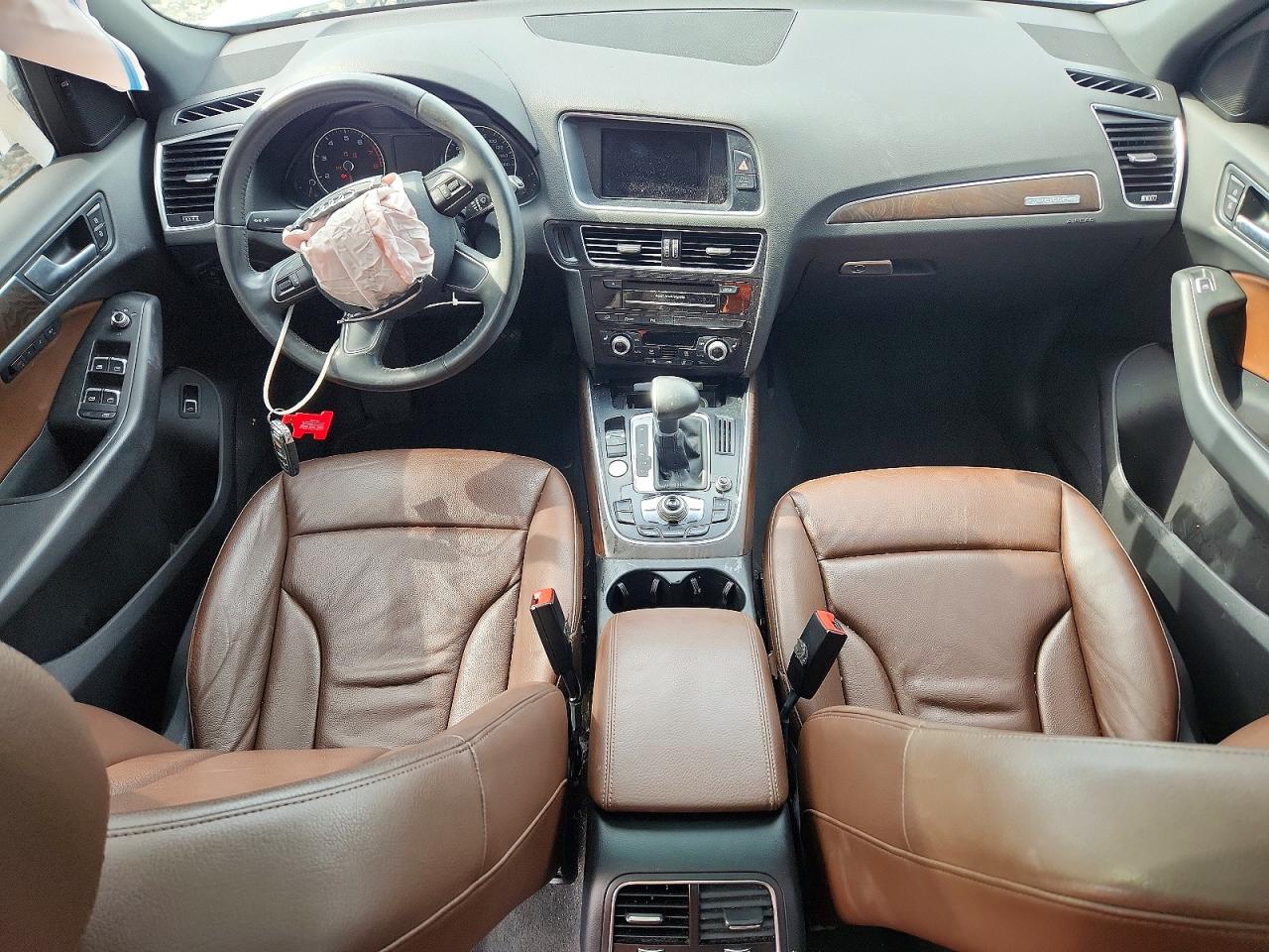 2014 Audi Q5 Premium Plus White vin: WA1LFAFP9EA108554