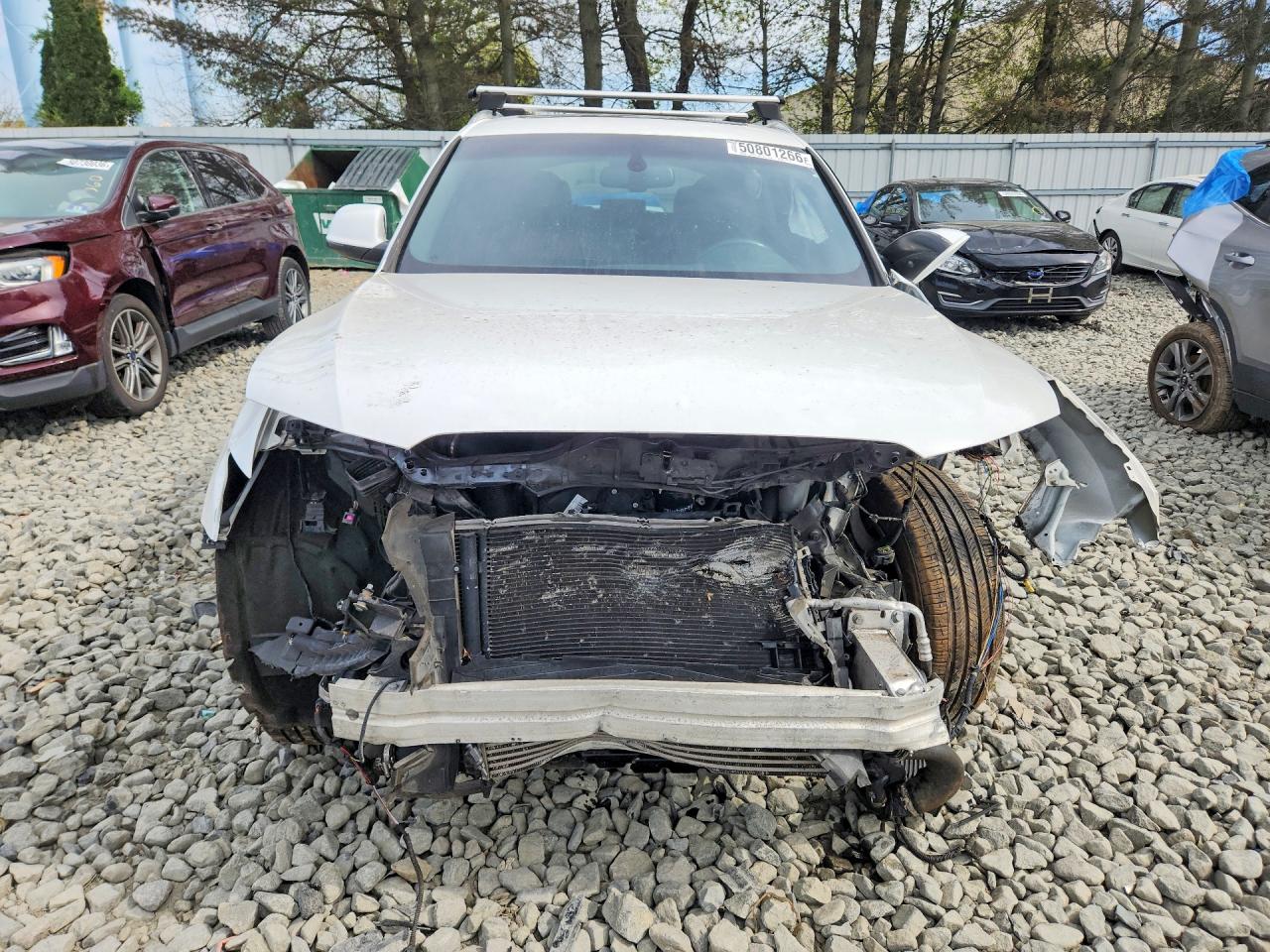 2014 Audi Q5 Premium Plus White vin: WA1LFAFP9EA108554