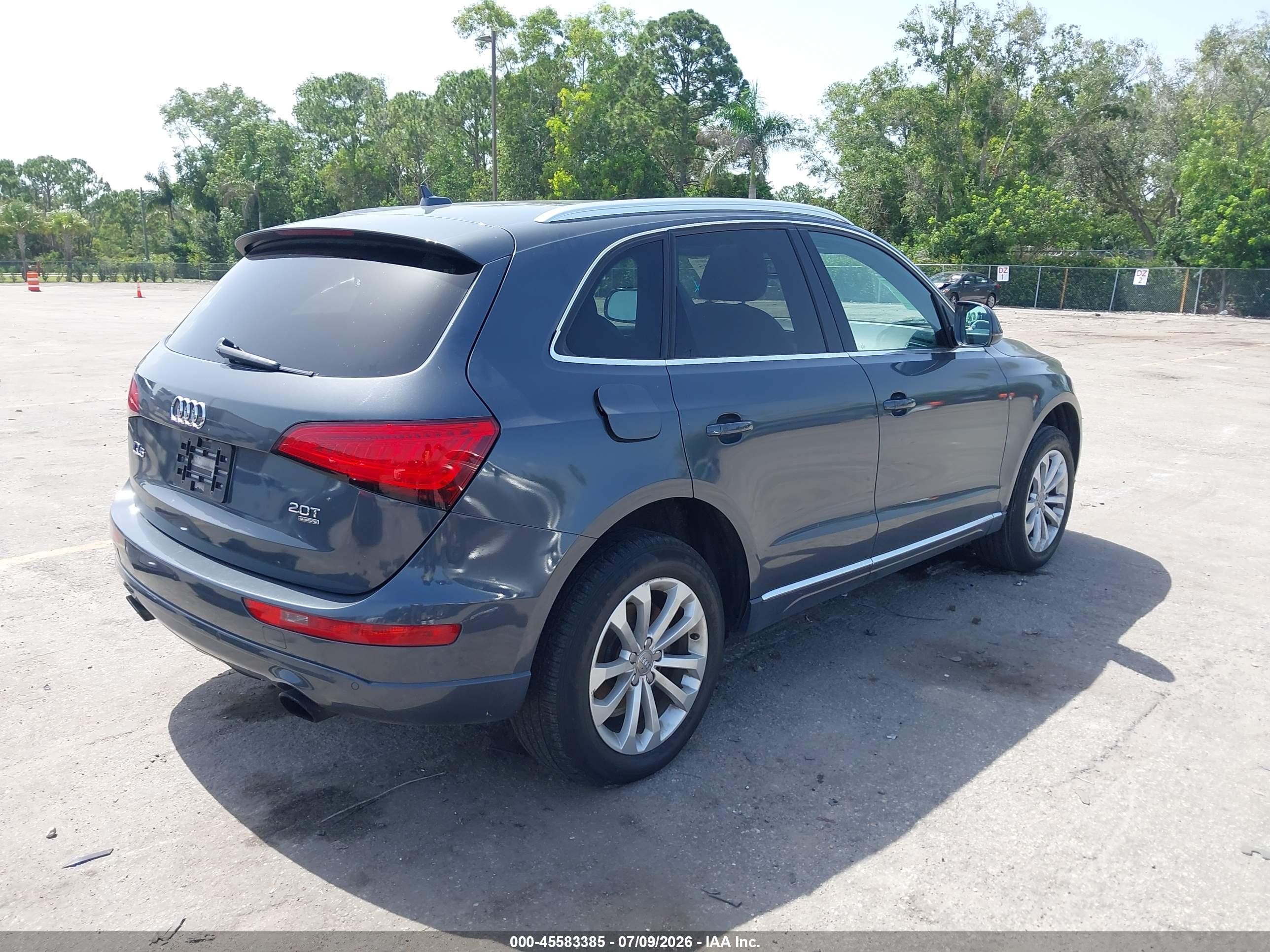 2014 Audi Q5 2.0t Premium Gray vin: WA1LFAFP9EA115777