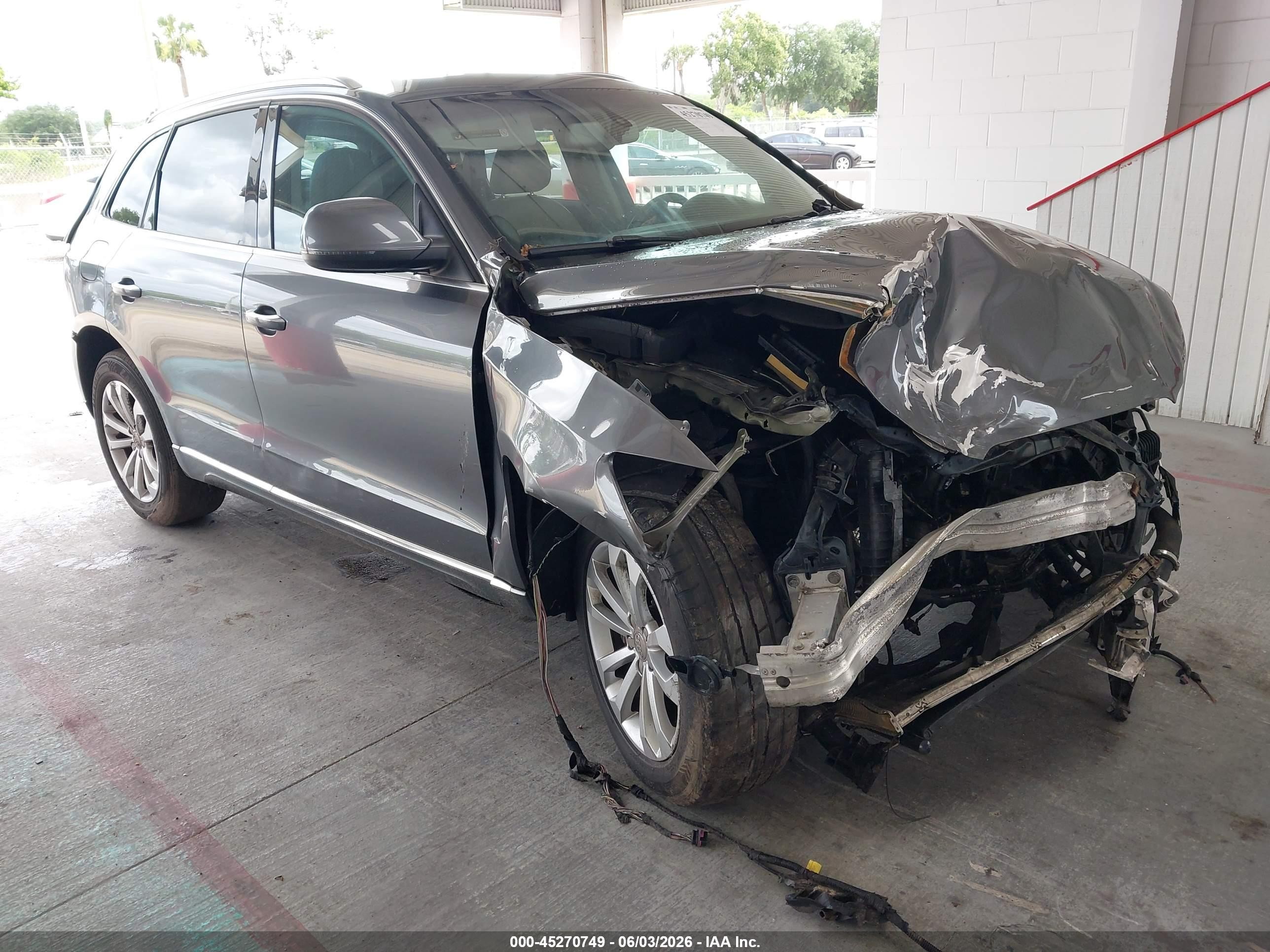 2015 Audi Q5 2.0t Premium Gray vin: WA1LFAFP9FA011226