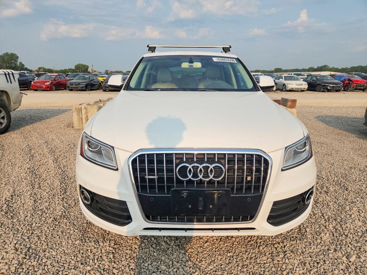 2015 Audi Q5 Premium Plus White vin: WA1LFAFP9FA072334