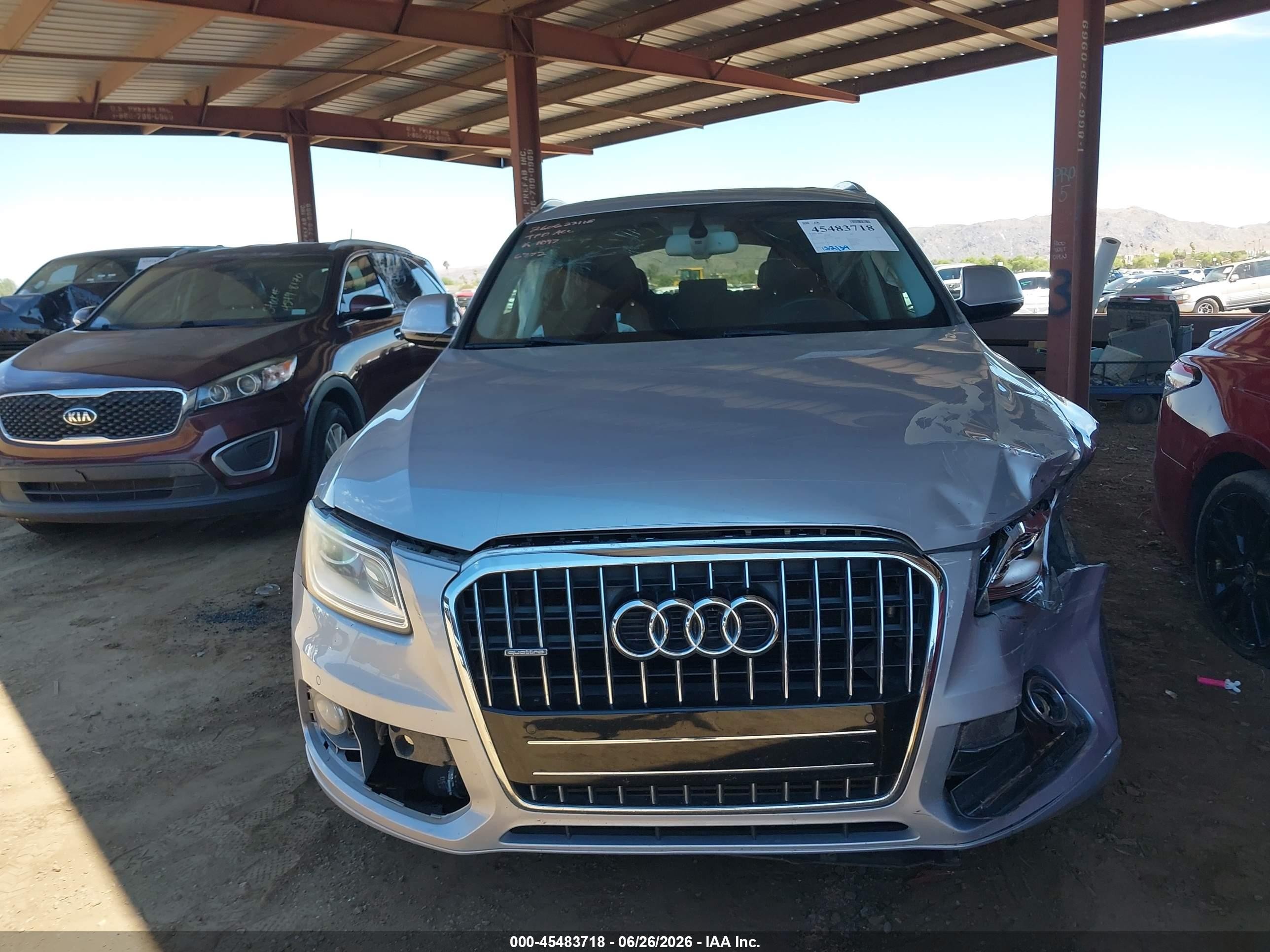 2015 Audi Q5 2.0t Premium Silver vin: WA1LFAFP9FA076772