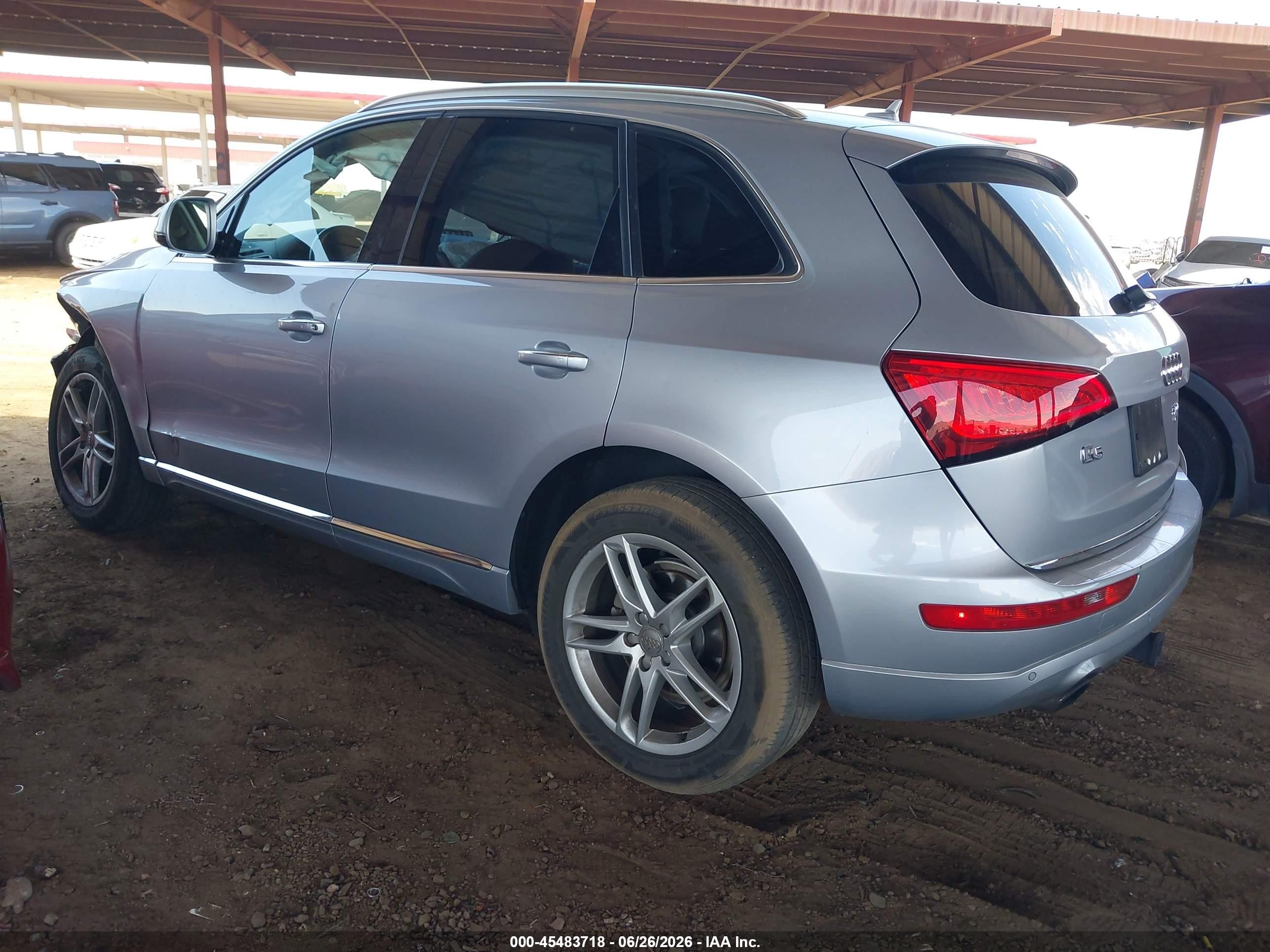 2015 Audi Q5 2.0t Premium Silver vin: WA1LFAFP9FA076772
