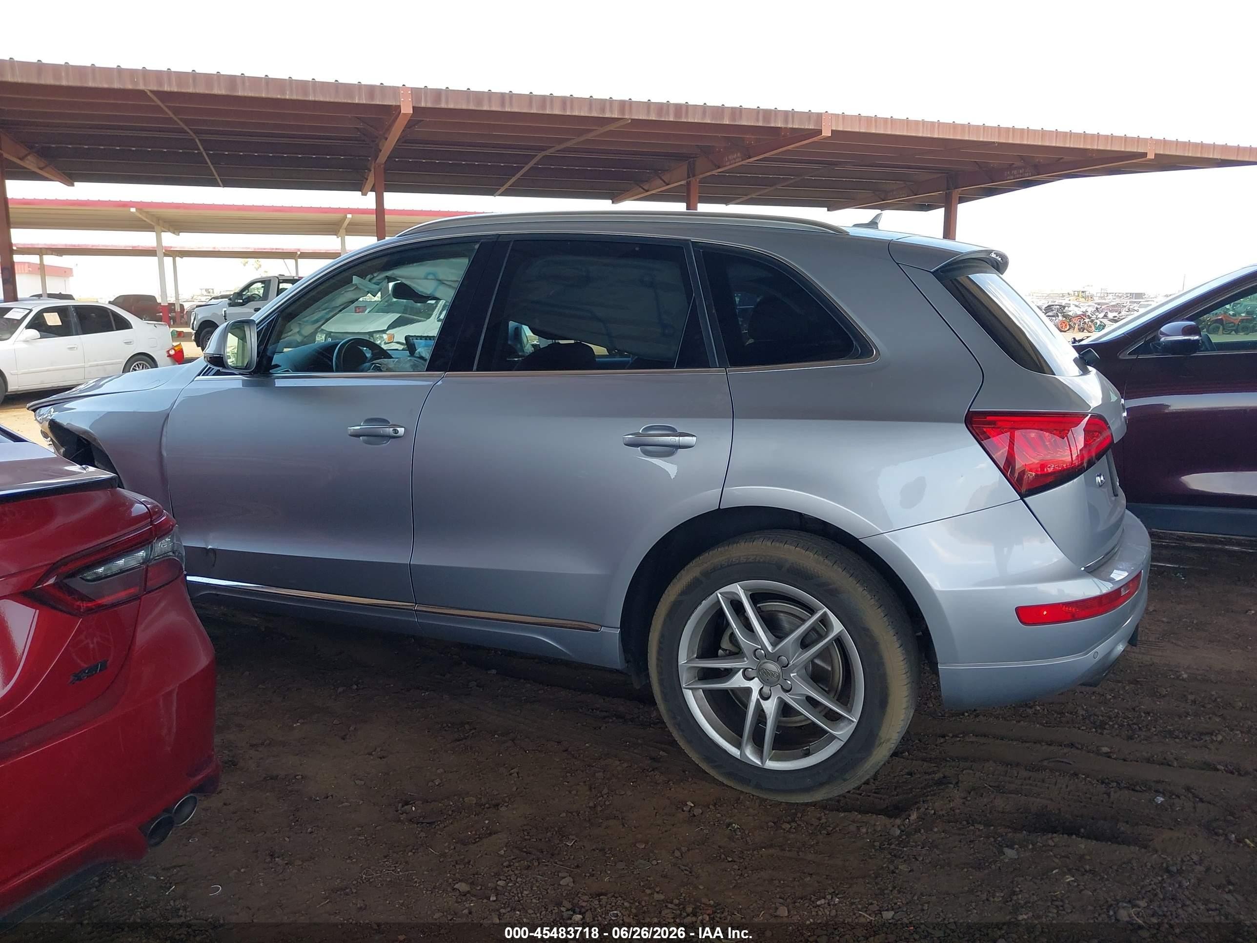 2015 Audi Q5 2.0t Premium Silver vin: WA1LFAFP9FA076772
