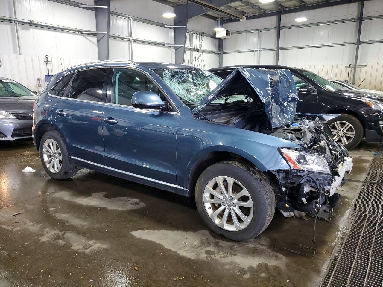 2015 Audi Q5 Premium Plus Blue vin: WA1LFAFP9FA081258
