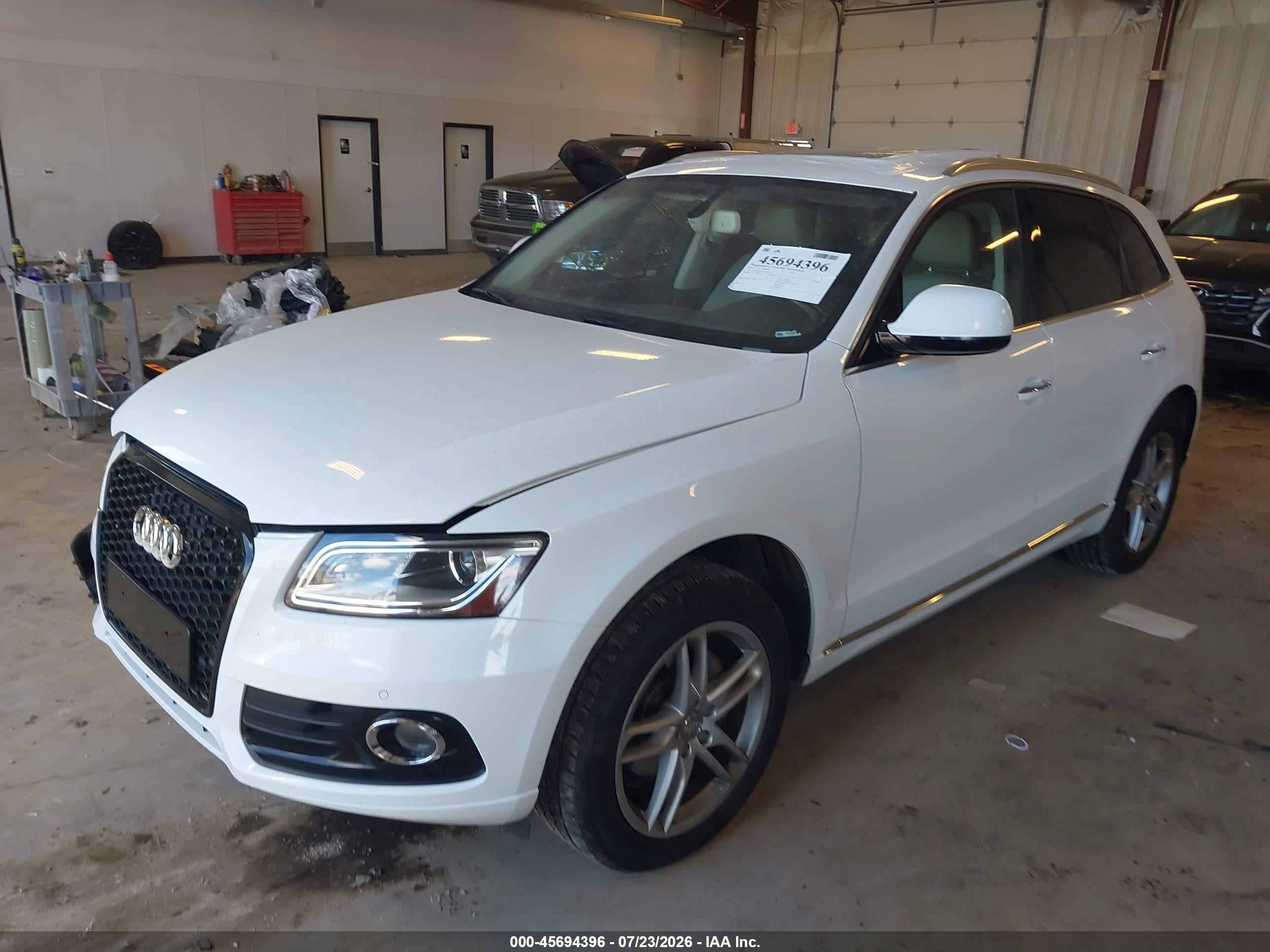 2015 Audi Q5 2.0t Premium White vin: WA1LFAFP9FA081776