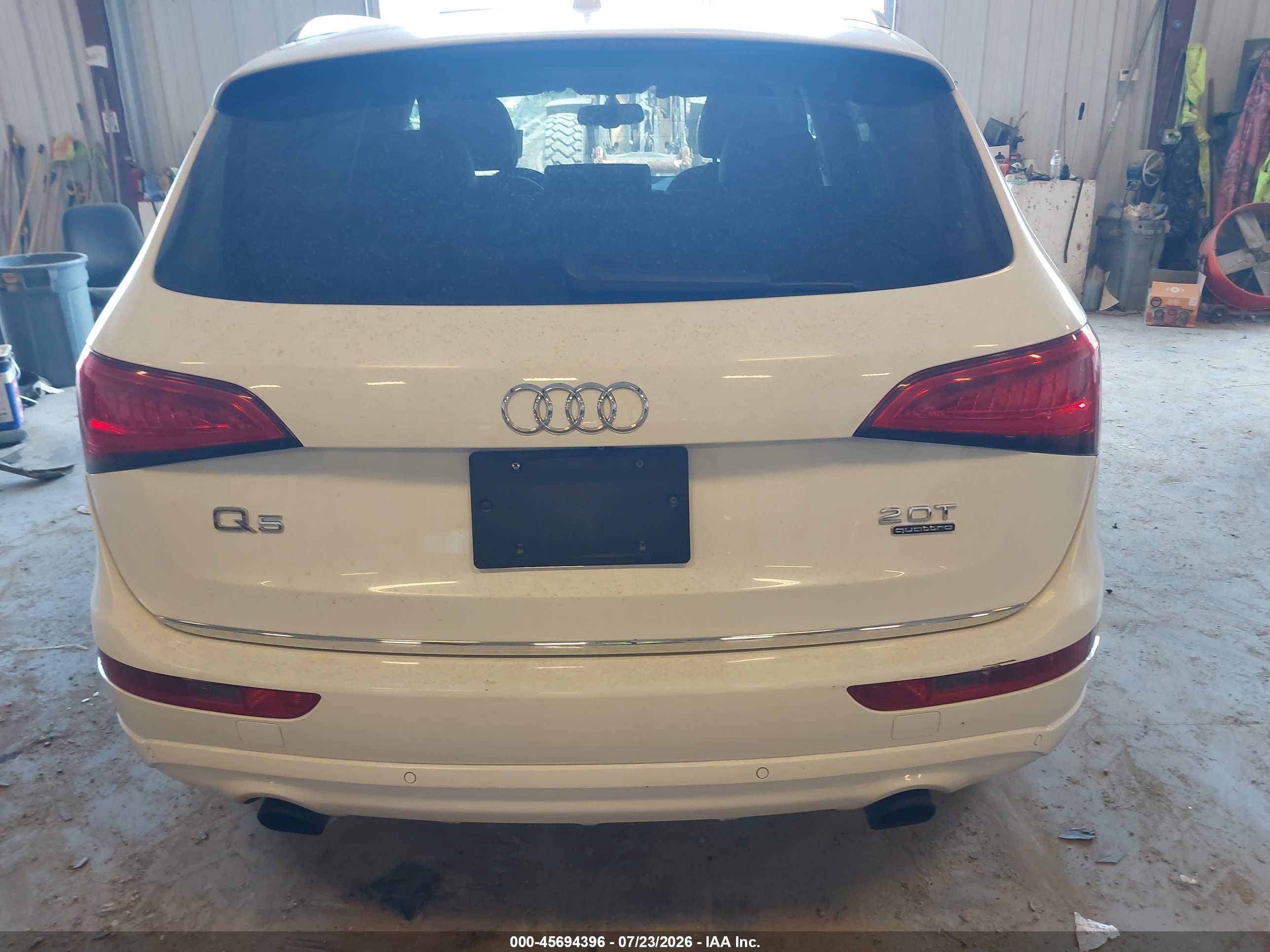2015 Audi Q5 2.0t Premium White vin: WA1LFAFP9FA081776