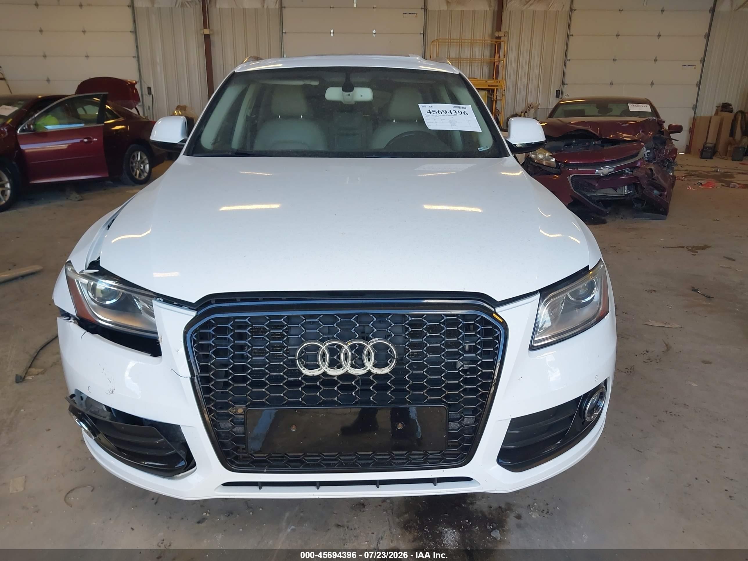 2015 Audi Q5 2.0t Premium White vin: WA1LFAFP9FA081776