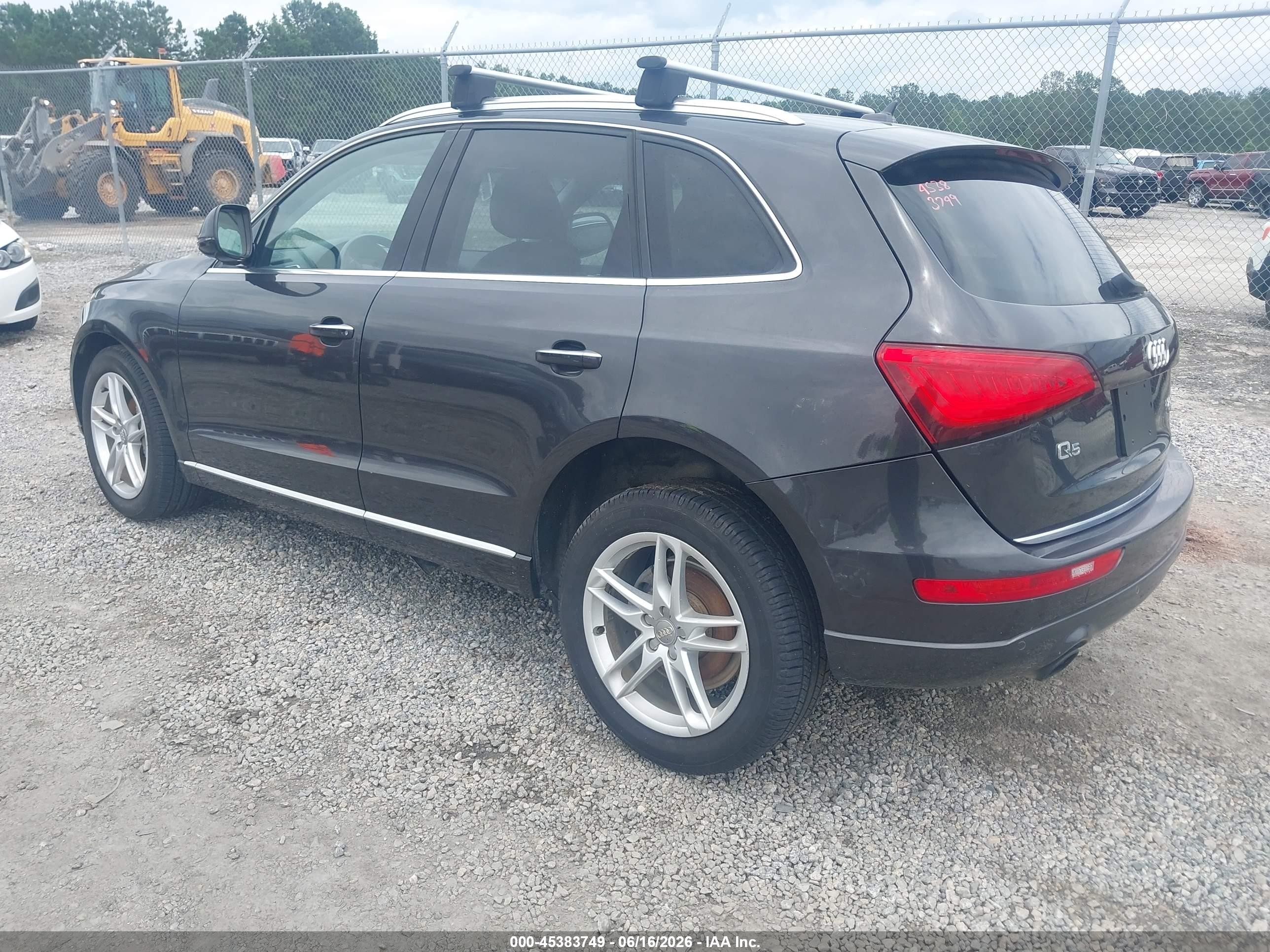 2015 Audi Q5 2.0t Premium Gray vin: WA1LFAFP9FA085178