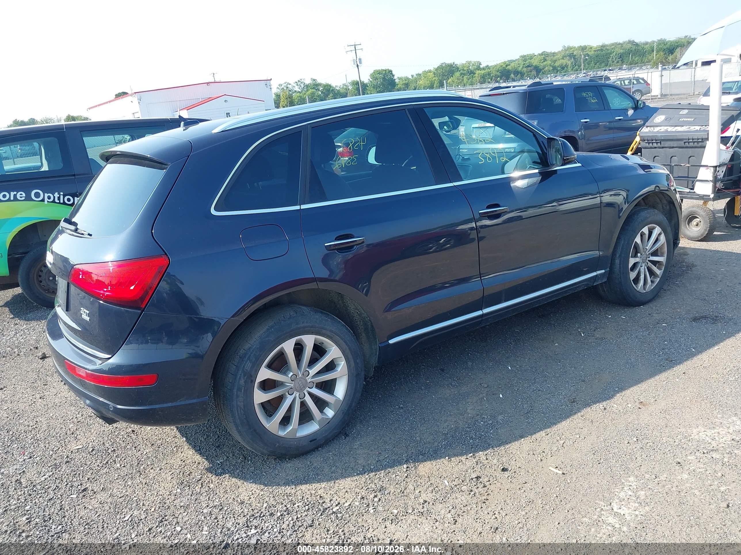 2015 Audi Q5 2.0t Premium Blue vin: WA1LFAFP9FA124979
