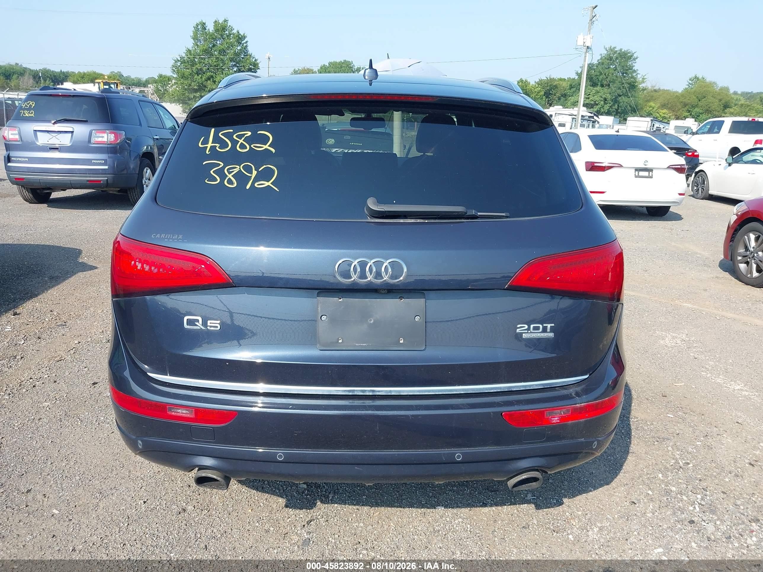 2015 Audi Q5 2.0t Premium Blue vin: WA1LFAFP9FA124979