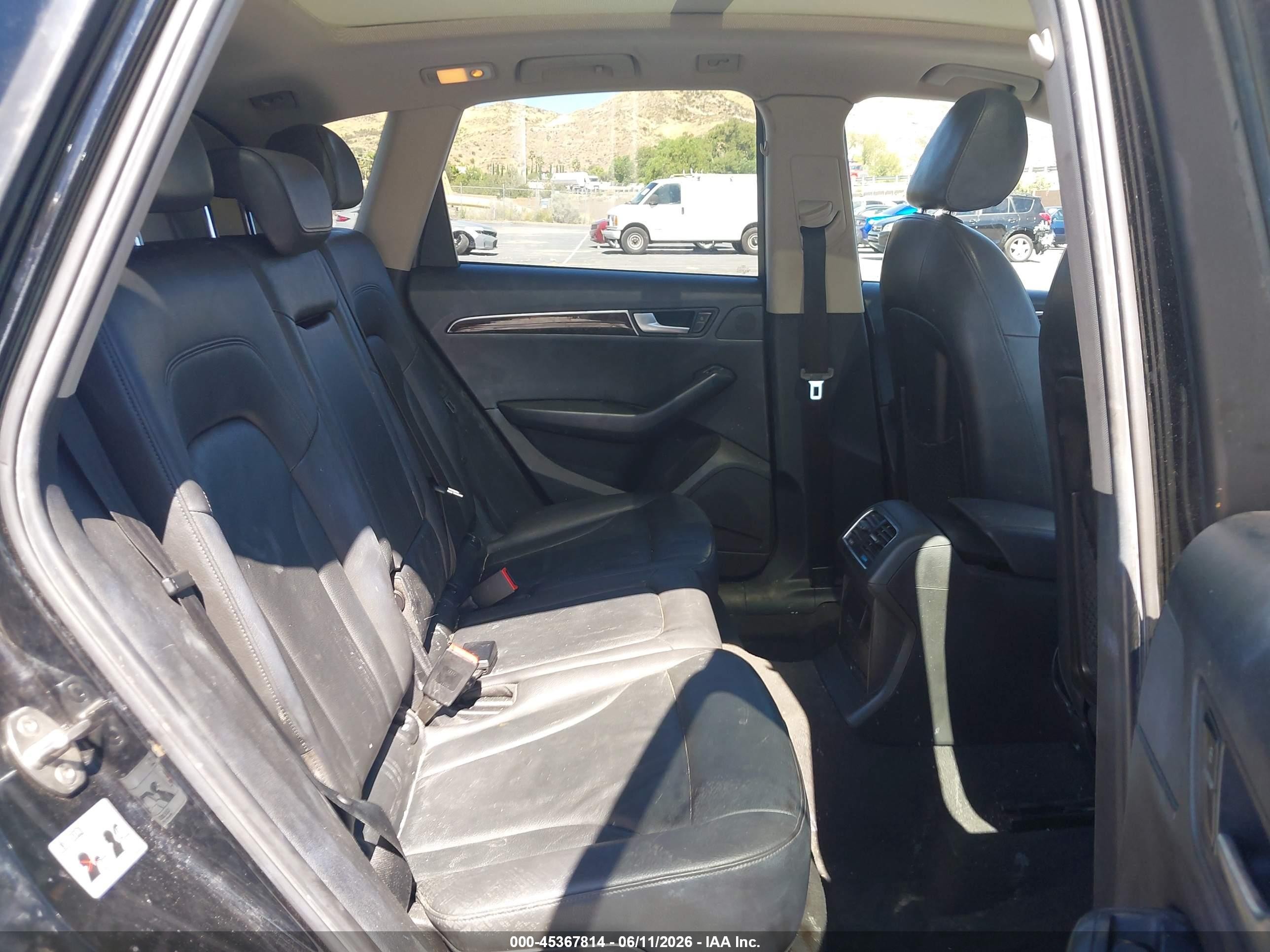 2012 Audi Q5 2.0t Premium Black vin: WA1LFAFPXCA002482