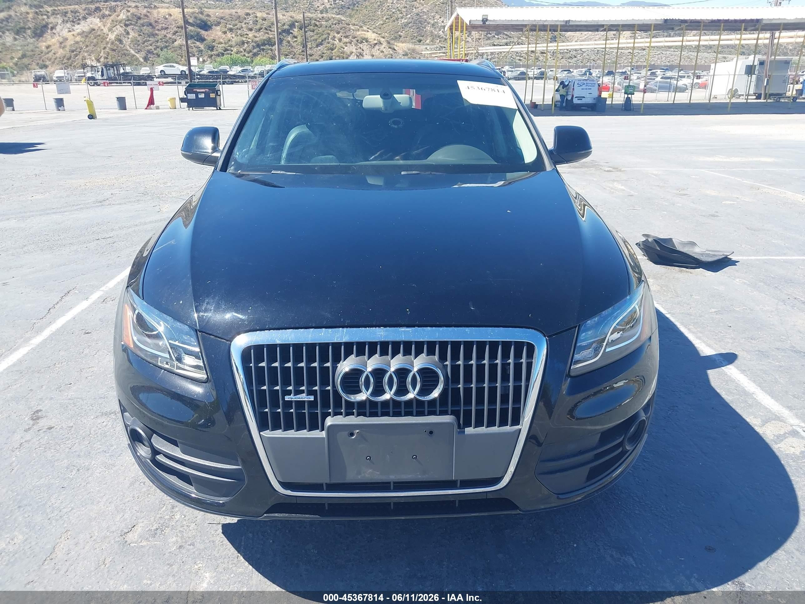2012 Audi Q5 2.0t Premium Black vin: WA1LFAFPXCA002482