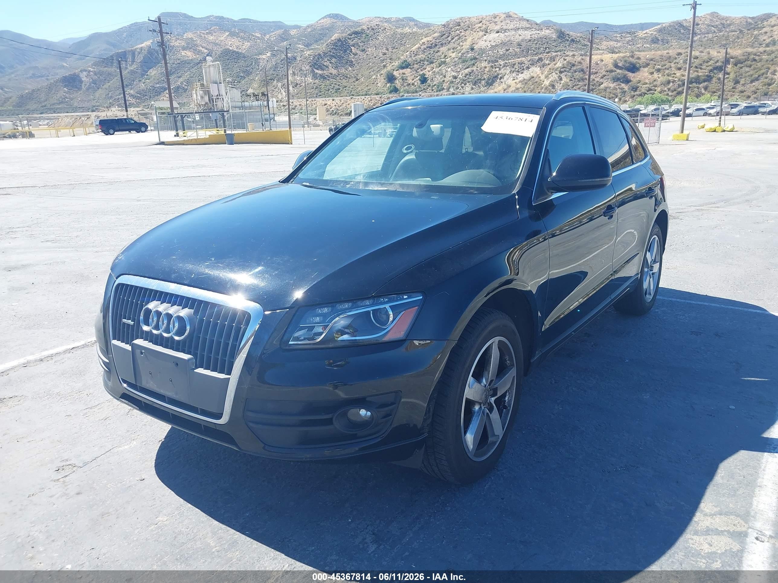 2012 Audi Q5 2.0t Premium Black vin: WA1LFAFPXCA002482