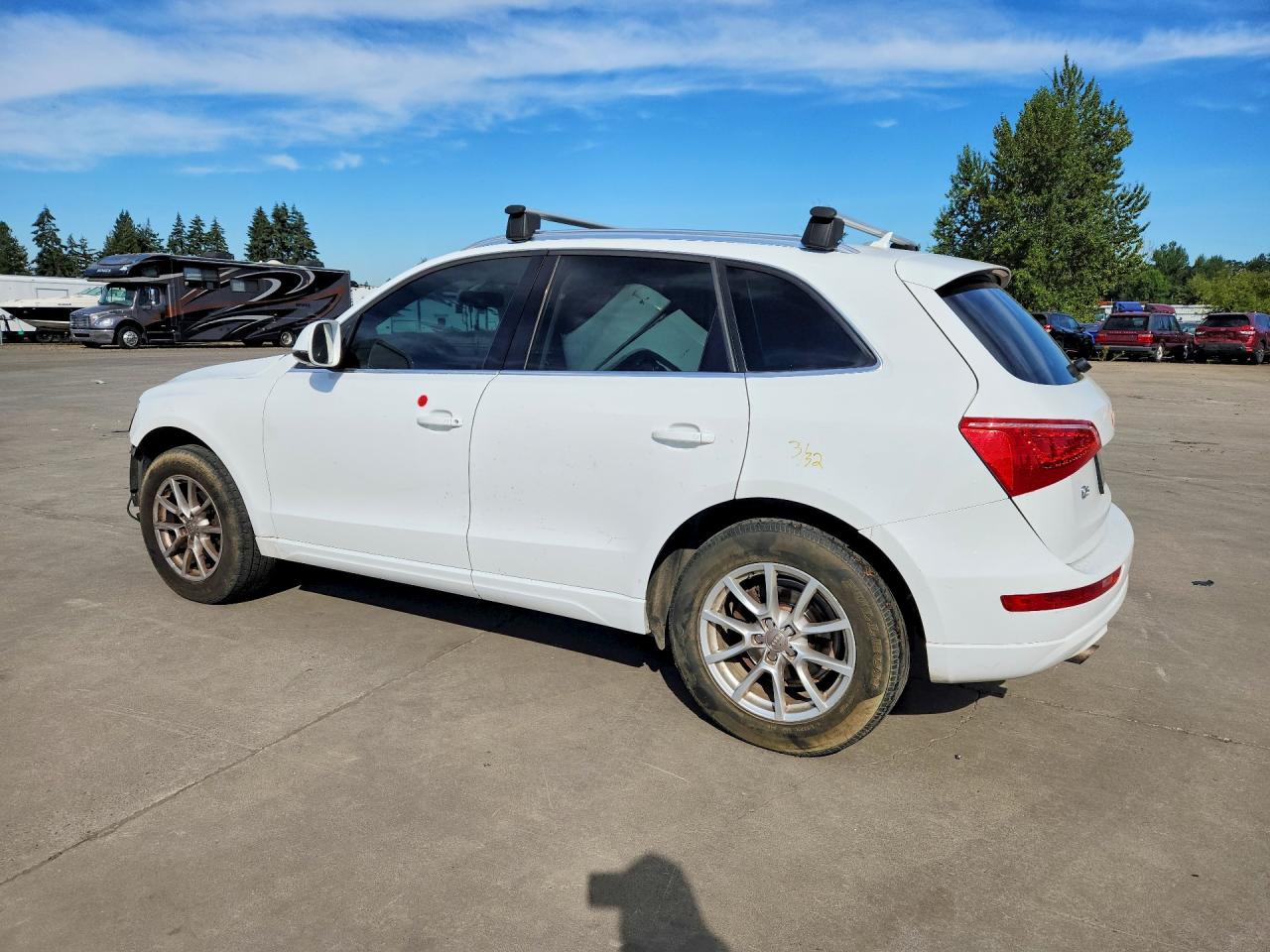 2012 Audi Q5 Premium Plus White vin: WA1LFAFPXCA017693