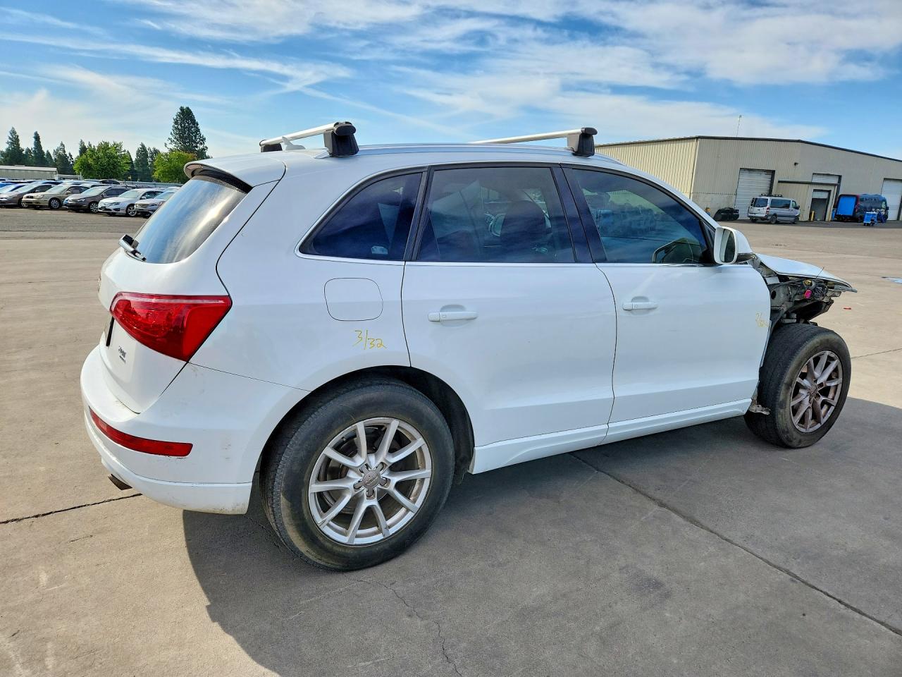 2012 Audi Q5 Premium Plus White vin: WA1LFAFPXCA017693