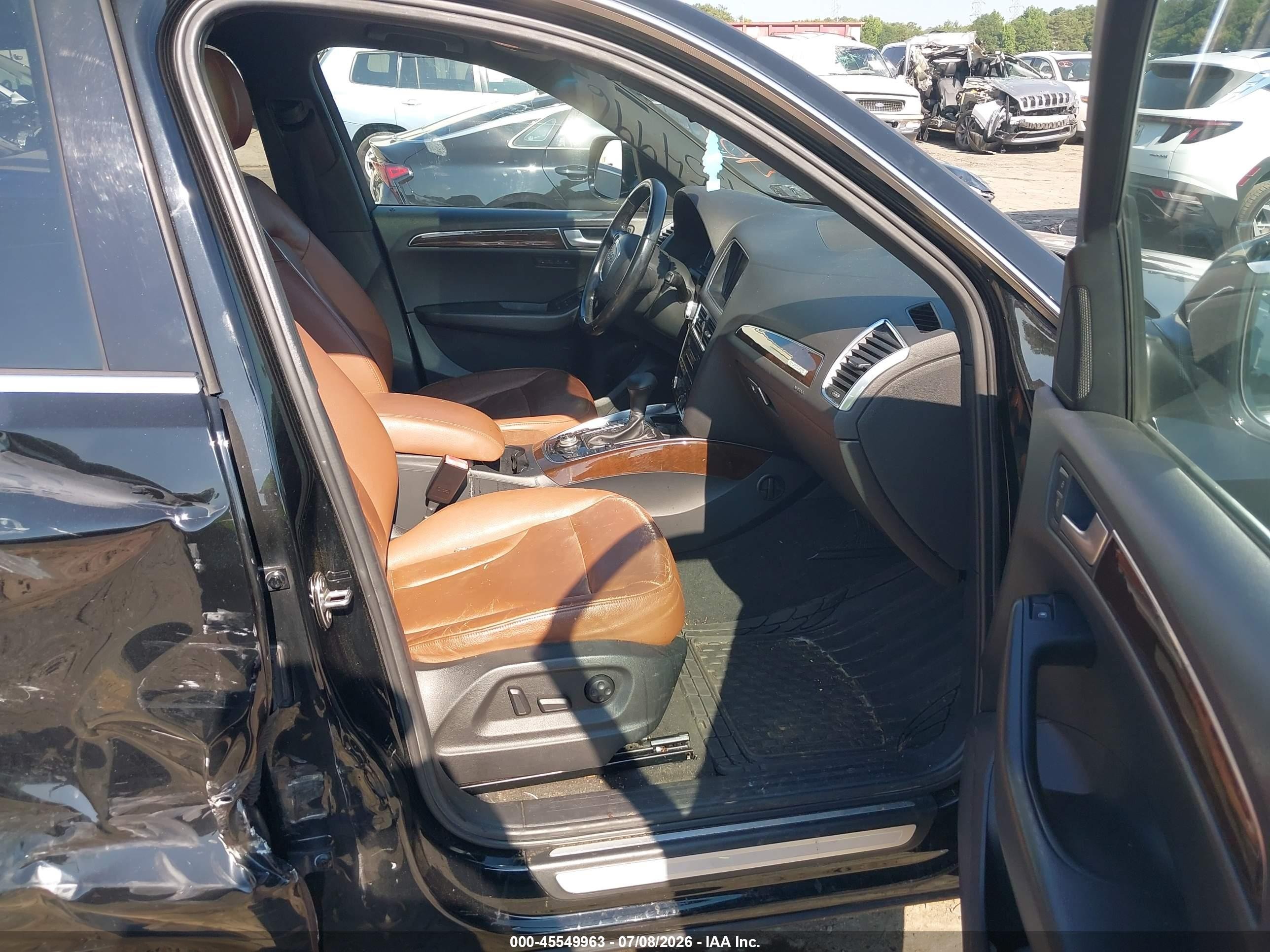 2012 Audi Q5 2.0t Premium Черный vin: WA1LFAFPXCA053335