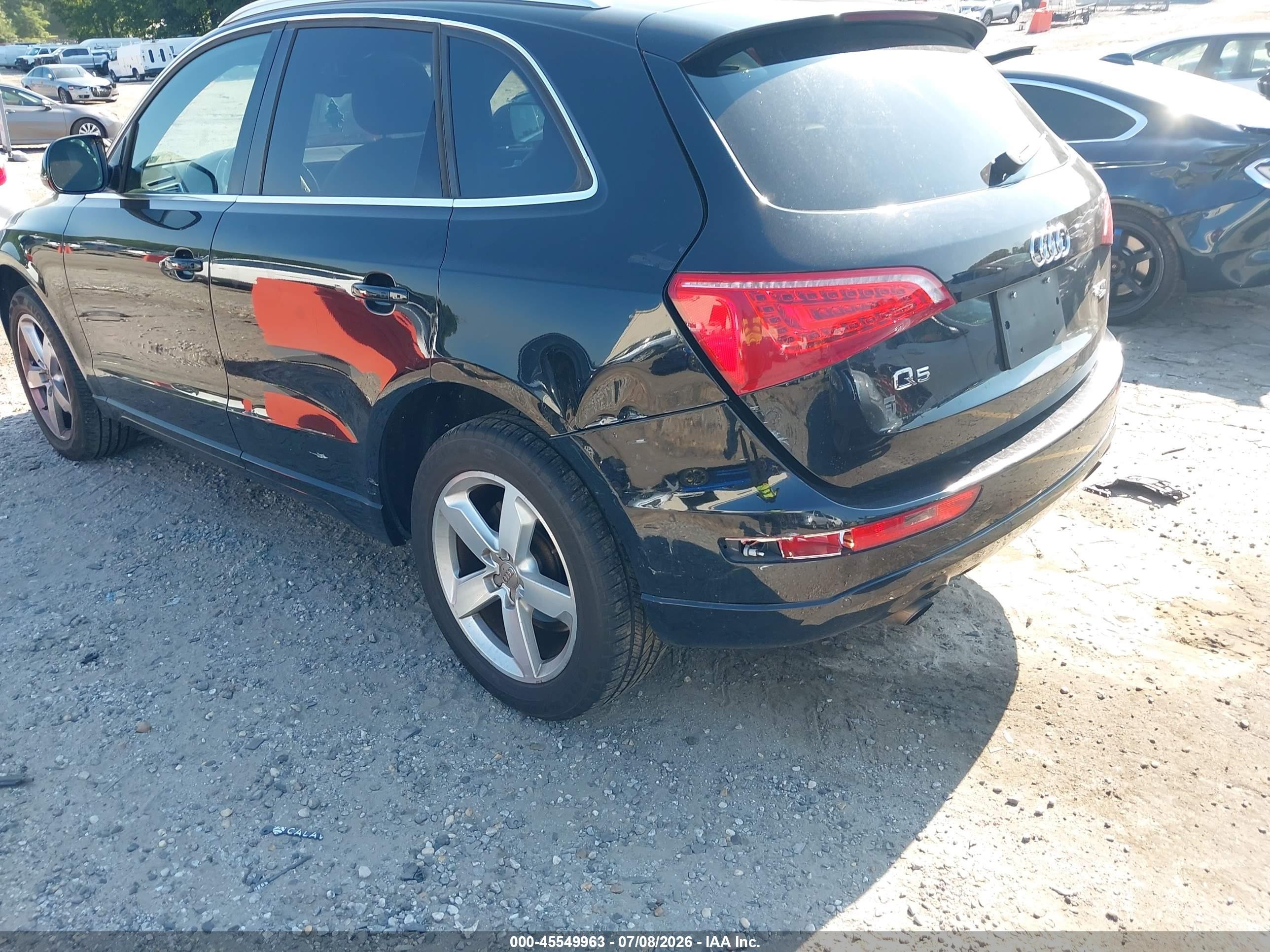 2012 Audi Q5 2.0t Premium Черный vin: WA1LFAFPXCA053335