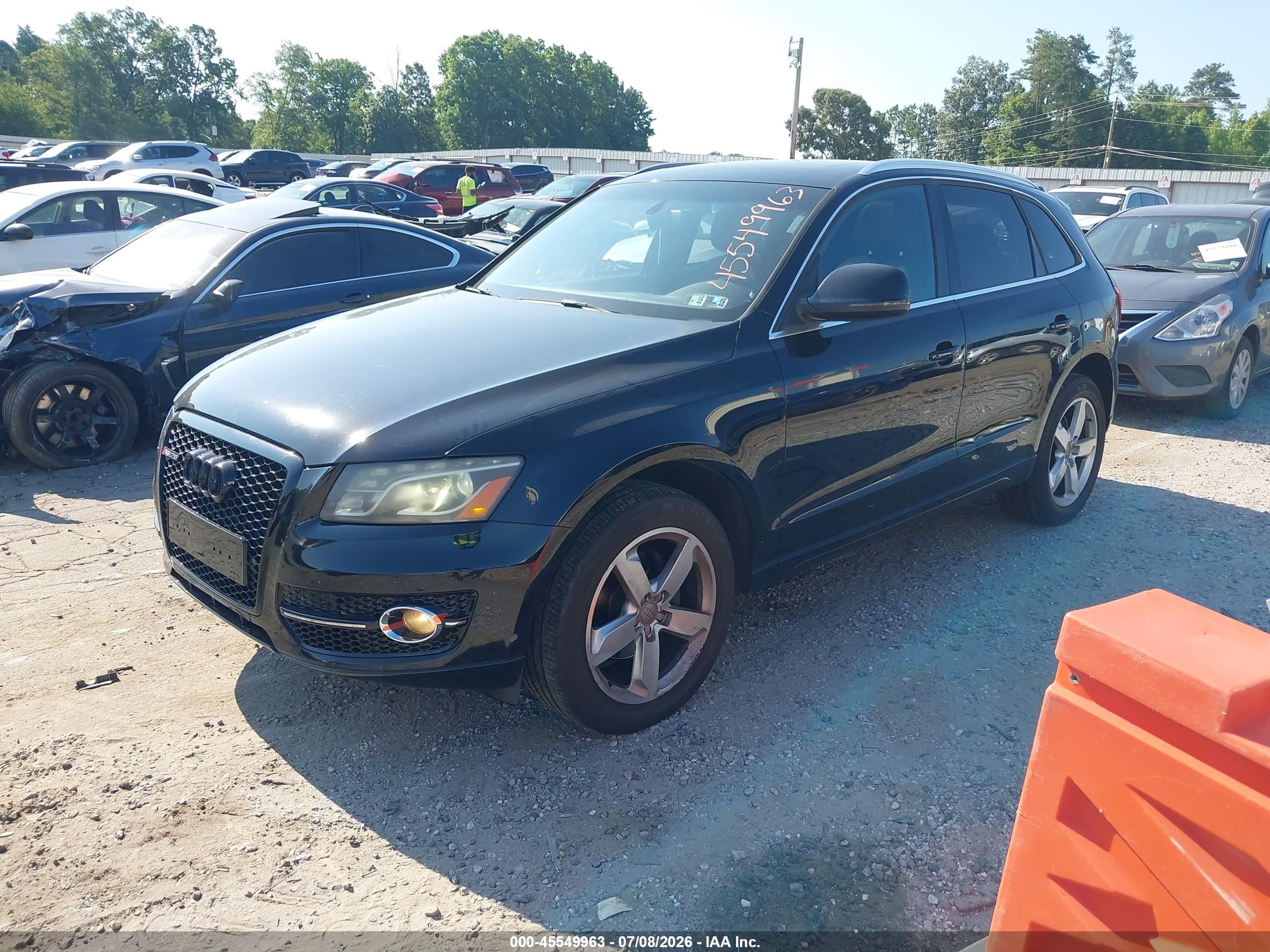2012 Audi Q5 2.0t Premium Черный vin: WA1LFAFPXCA053335