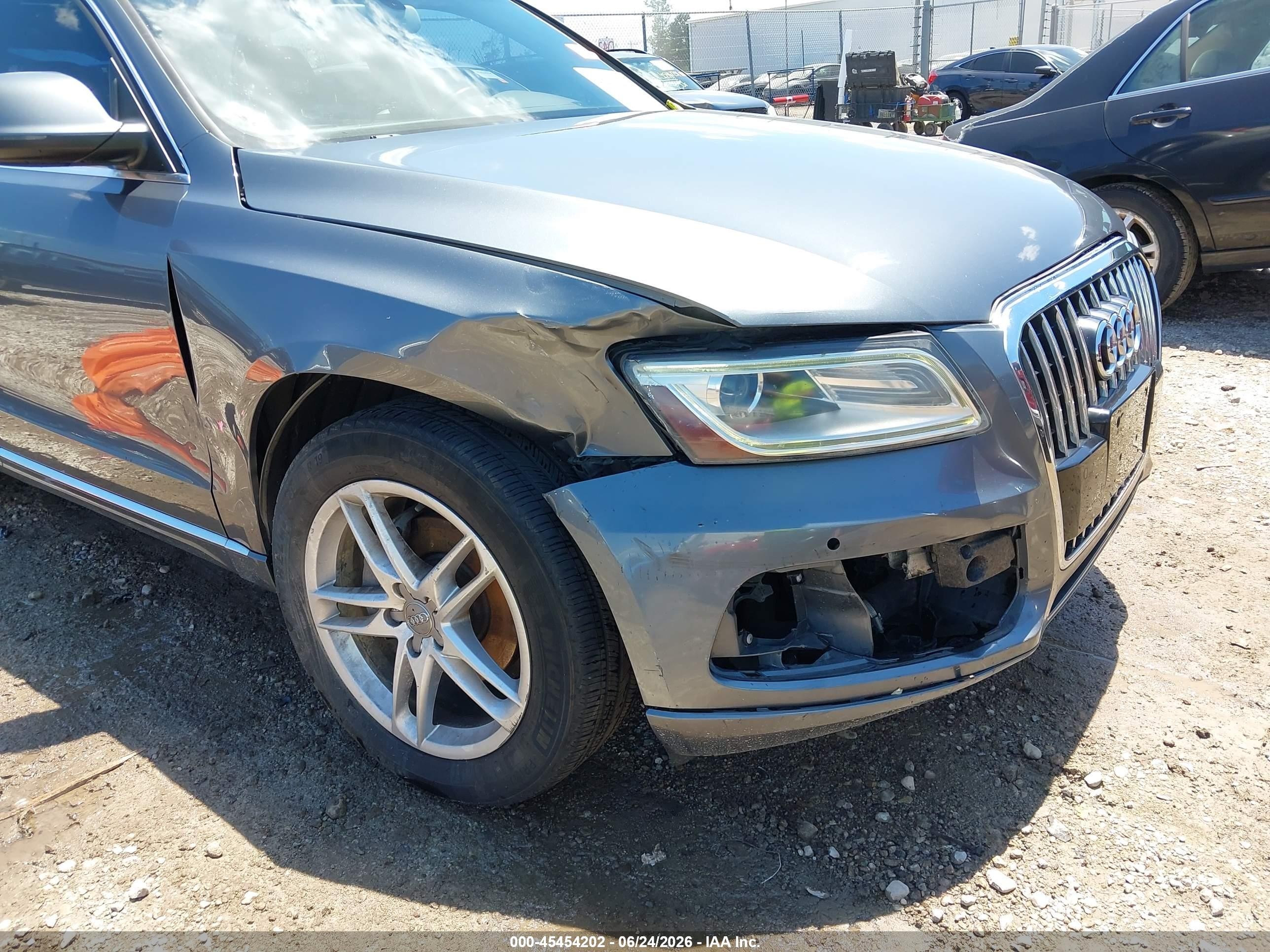2013 Audi Q5 2.0t Premium Серый vin: WA1LFAFPXDA009630