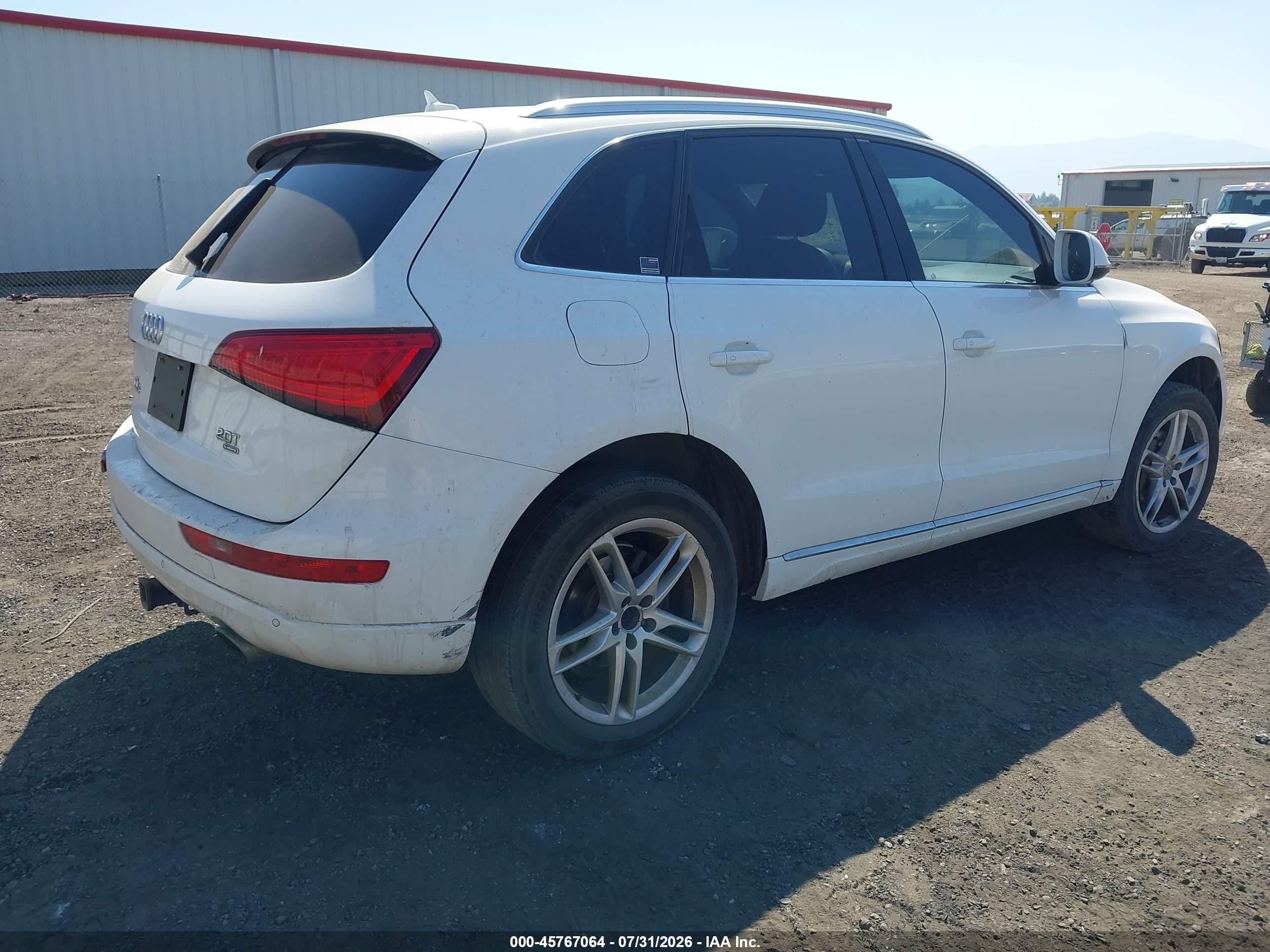 2013 Audi Q5 2.0t Premium White vin: WA1LFAFPXDA035788