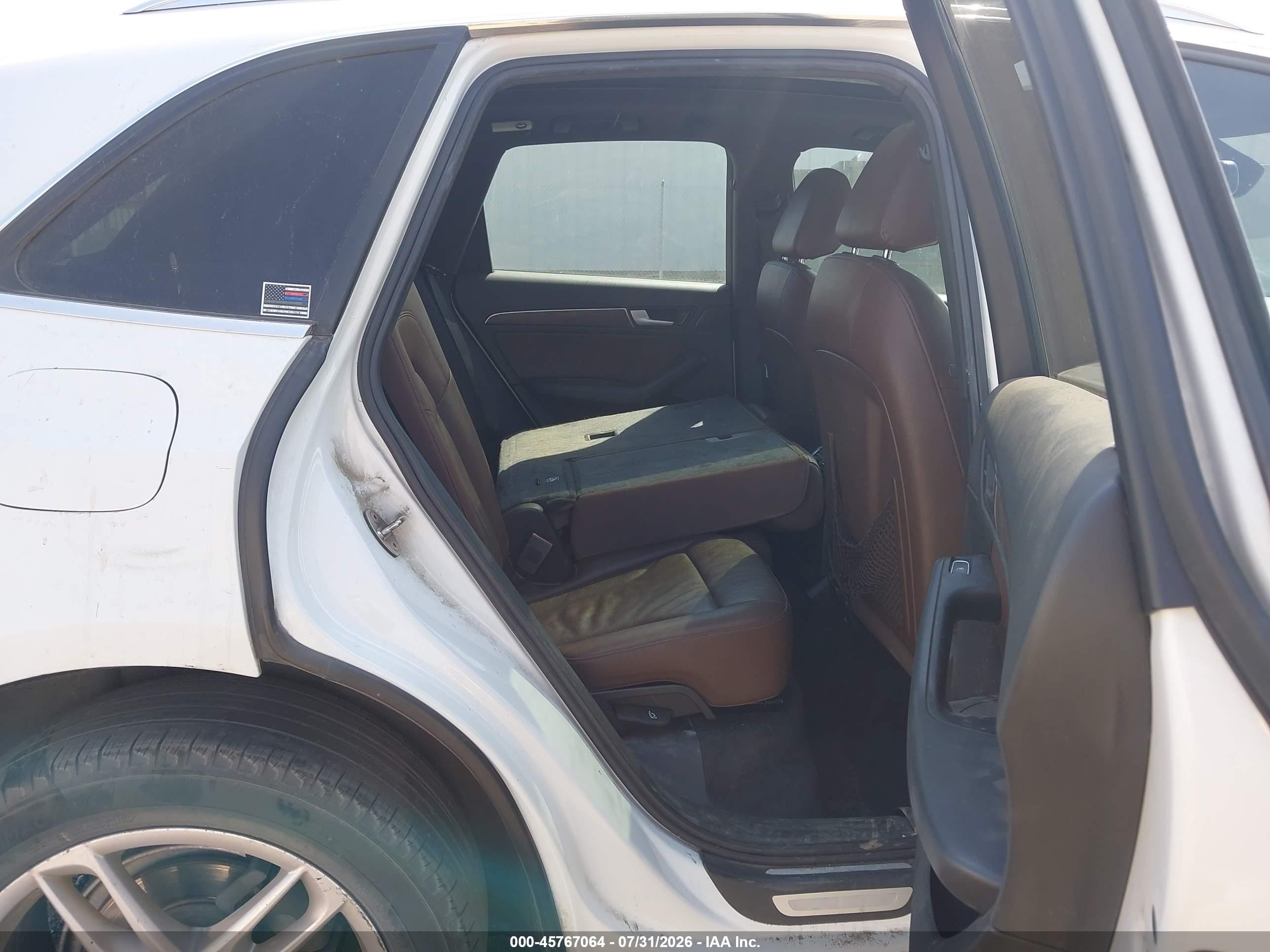 2013 Audi Q5 2.0t Premium White vin: WA1LFAFPXDA035788