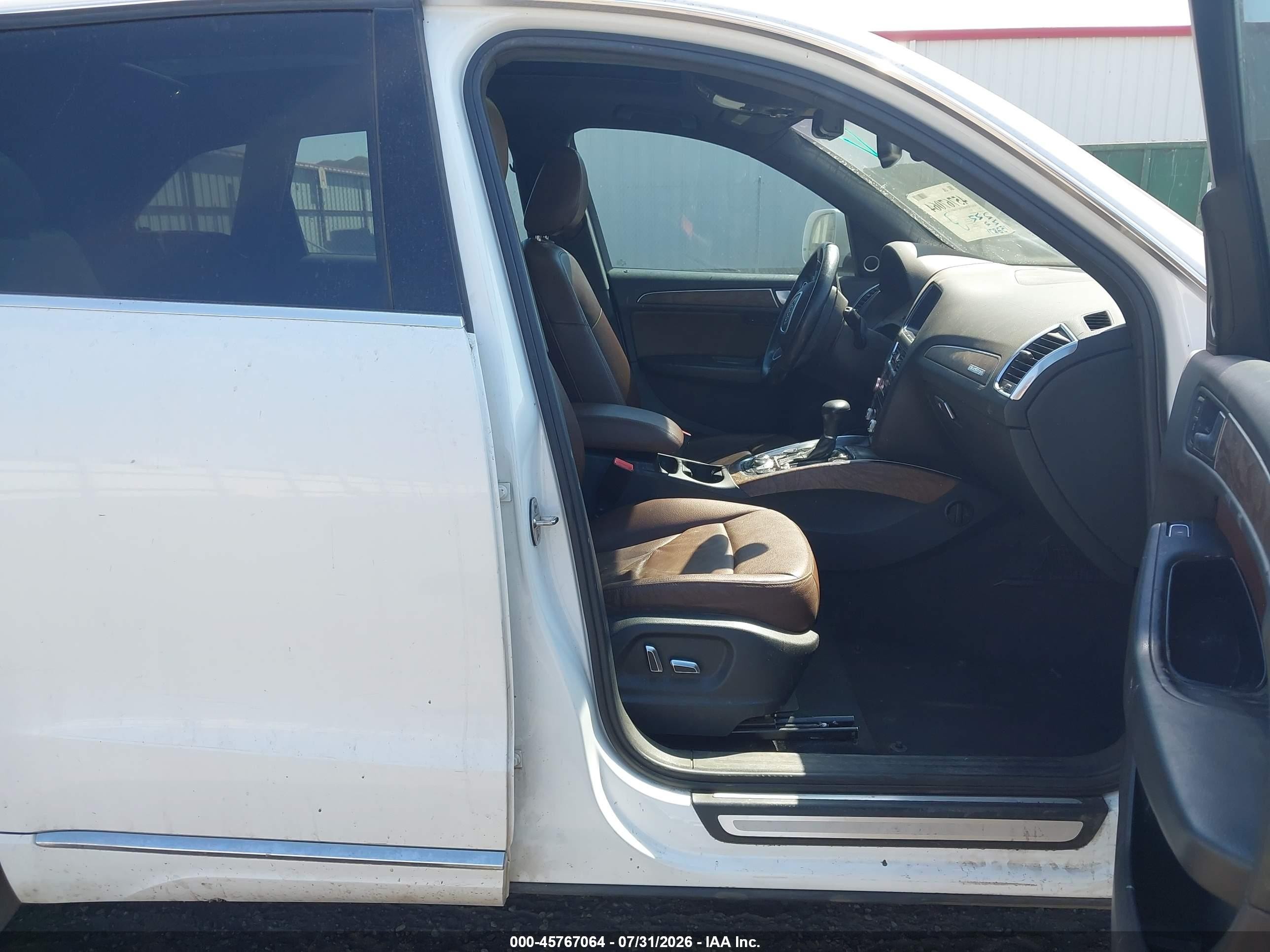 2013 Audi Q5 2.0t Premium White vin: WA1LFAFPXDA035788