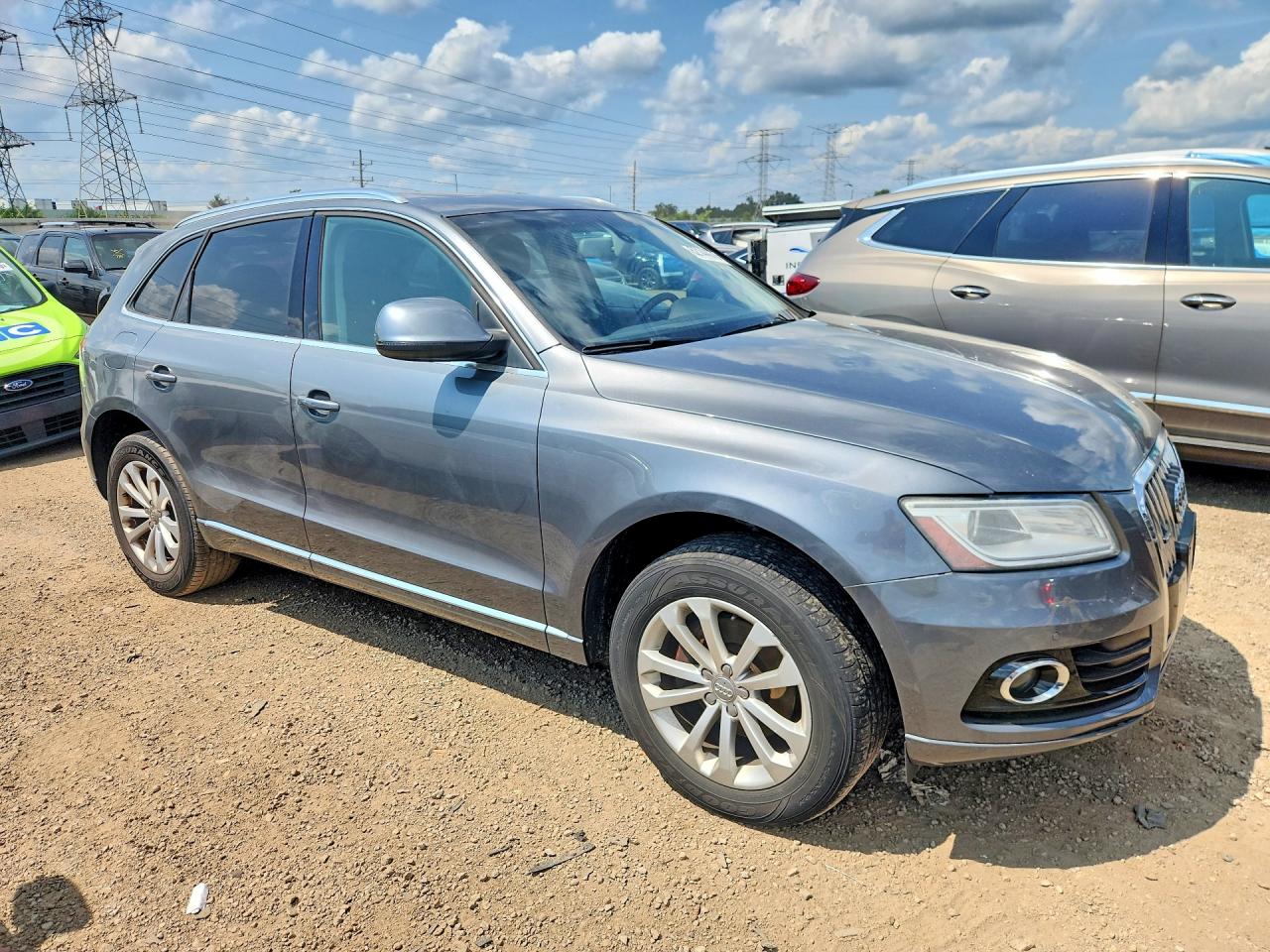 2014 Audi Q5 Premium Plus Серый vin: WA1LFAFPXEA003330
