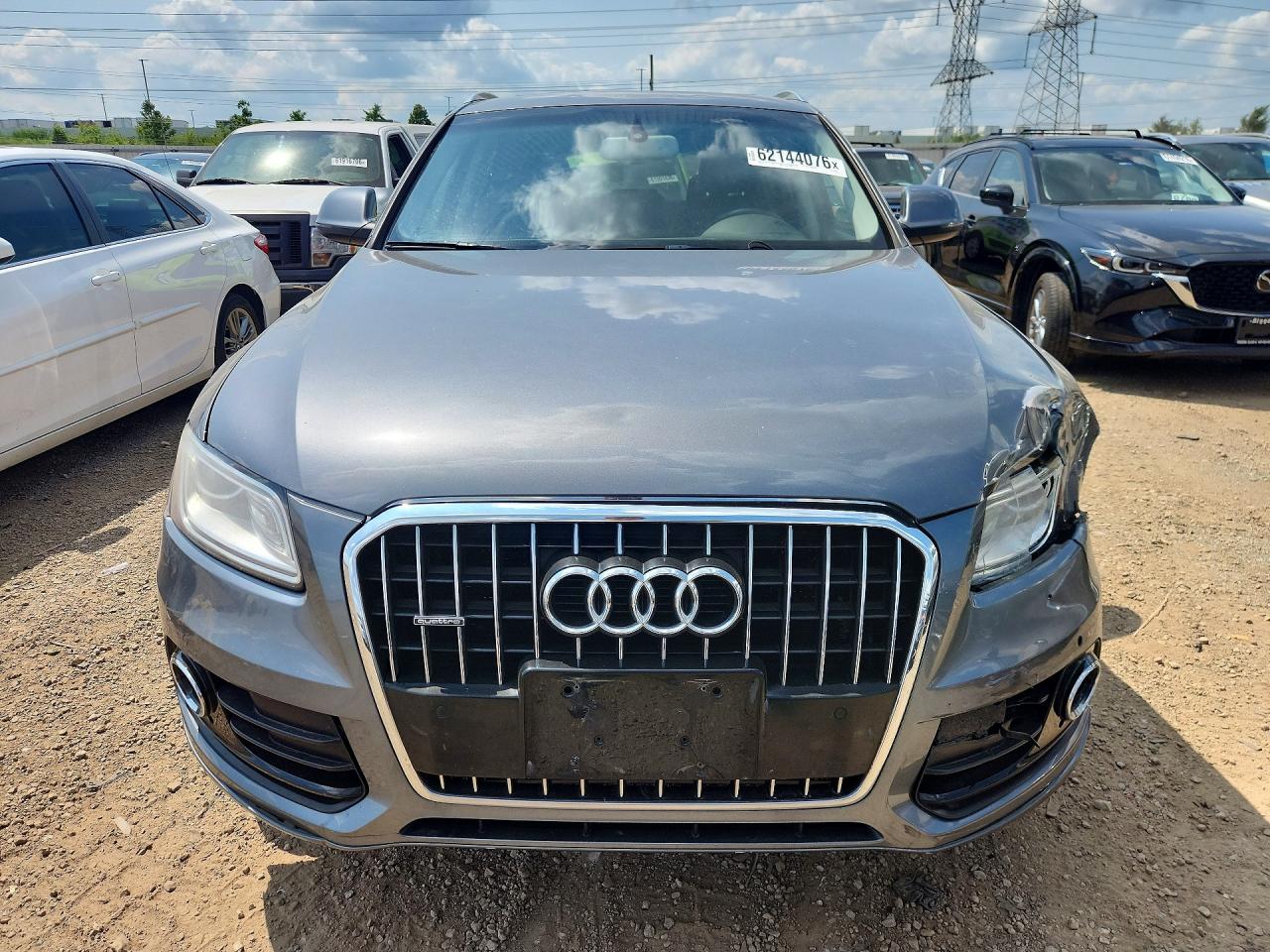 2014 Audi Q5 Premium Plus Серый vin: WA1LFAFPXEA003330