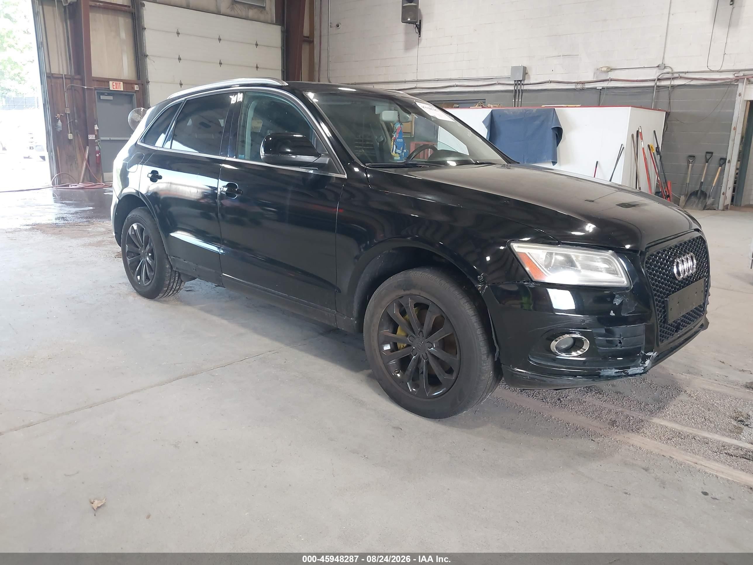 2014 Audi Q5 2.0t Premium Черный vin: WA1LFAFPXEA013646