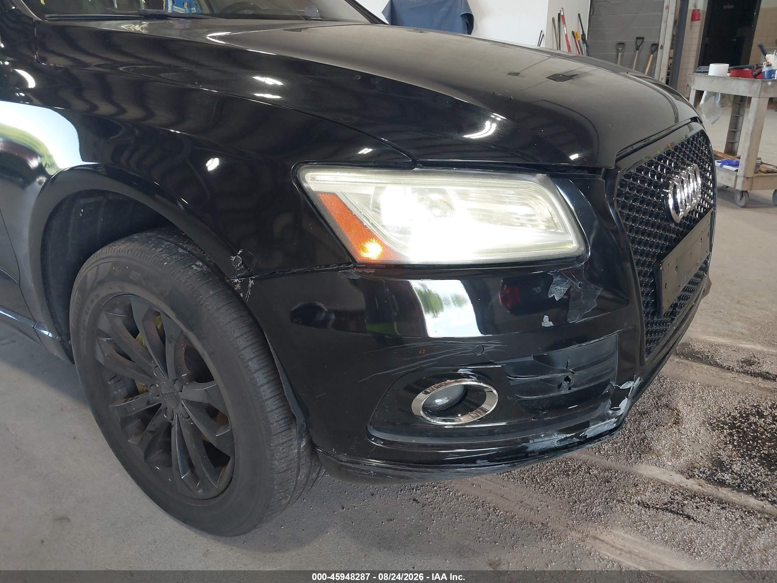 2014 Audi Q5 2.0t Premium Черный vin: WA1LFAFPXEA013646