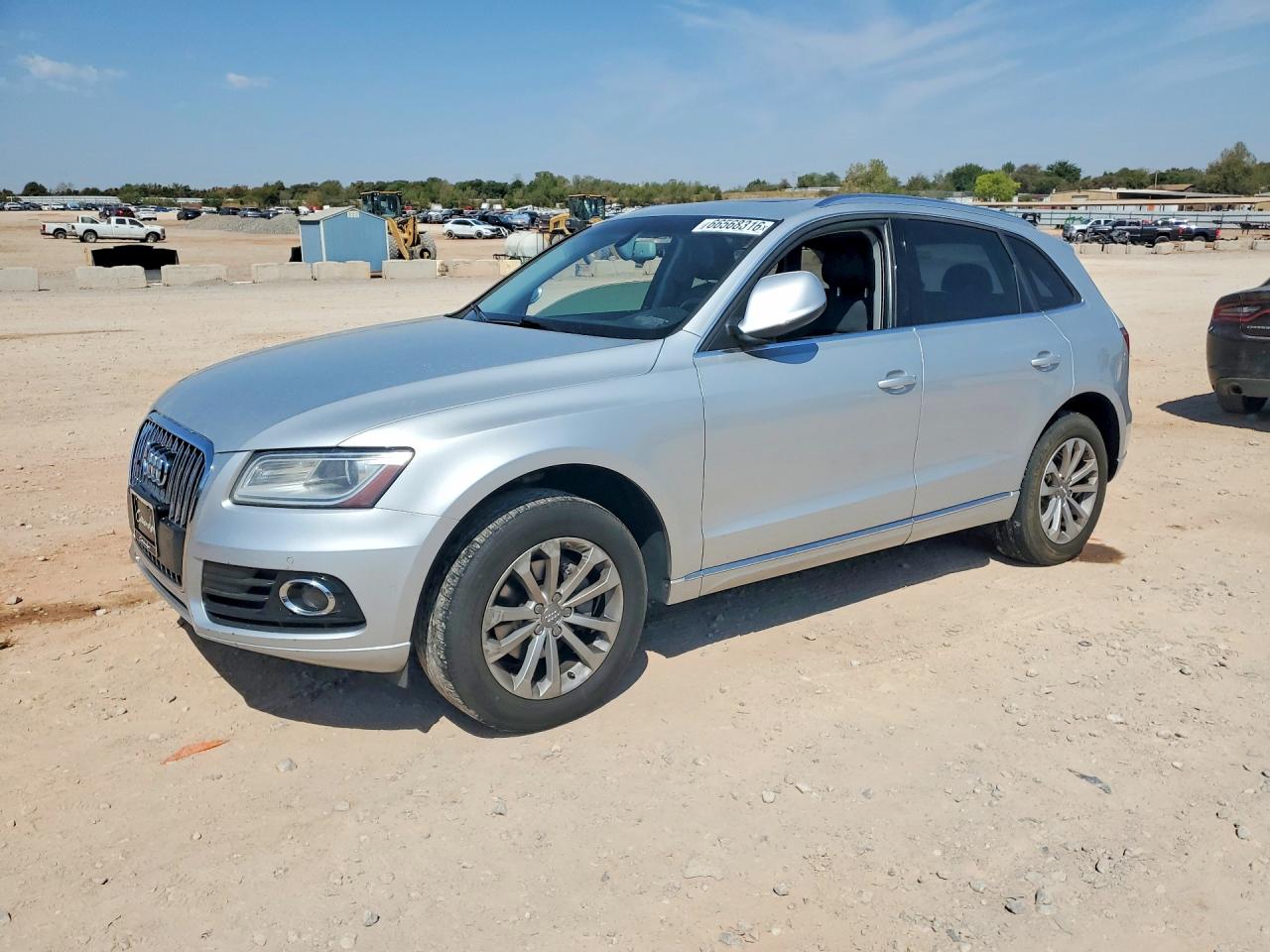 2014 Audi Q5 Premium Plus Серебряный vin: WA1LFAFPXEA058201