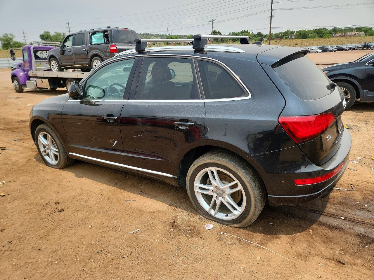 2014 Audi Q5 Premium Plus Черный vin: WA1LFAFPXEA067335