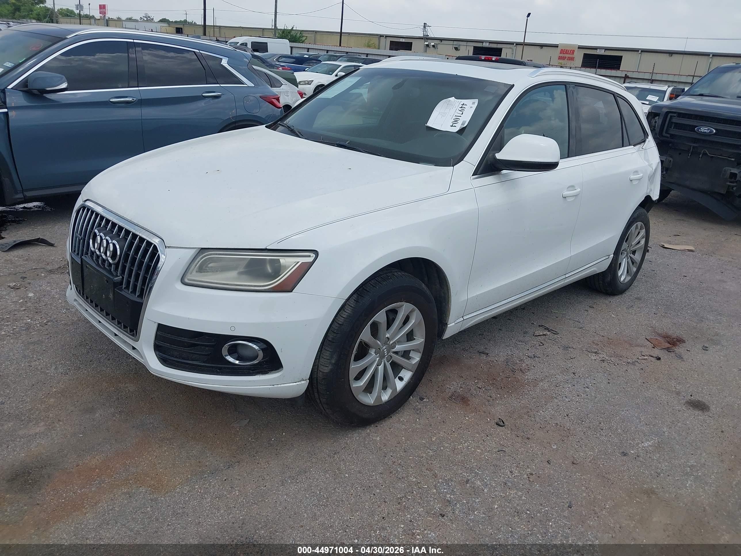 2014 Audi Q5 2.0t Premium White vin: WA1LFAFPXEA082966