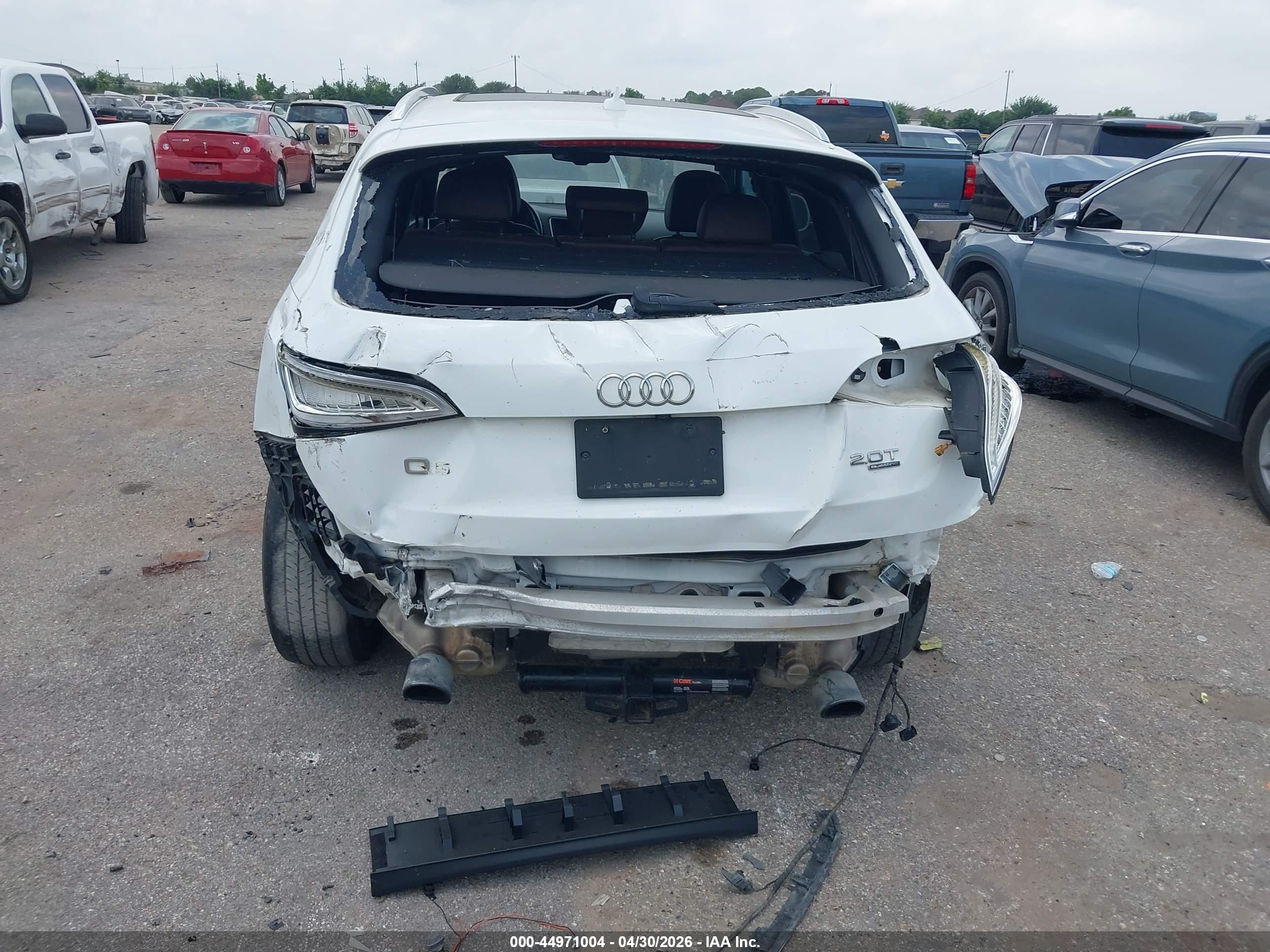 2014 Audi Q5 2.0t Premium White vin: WA1LFAFPXEA082966
