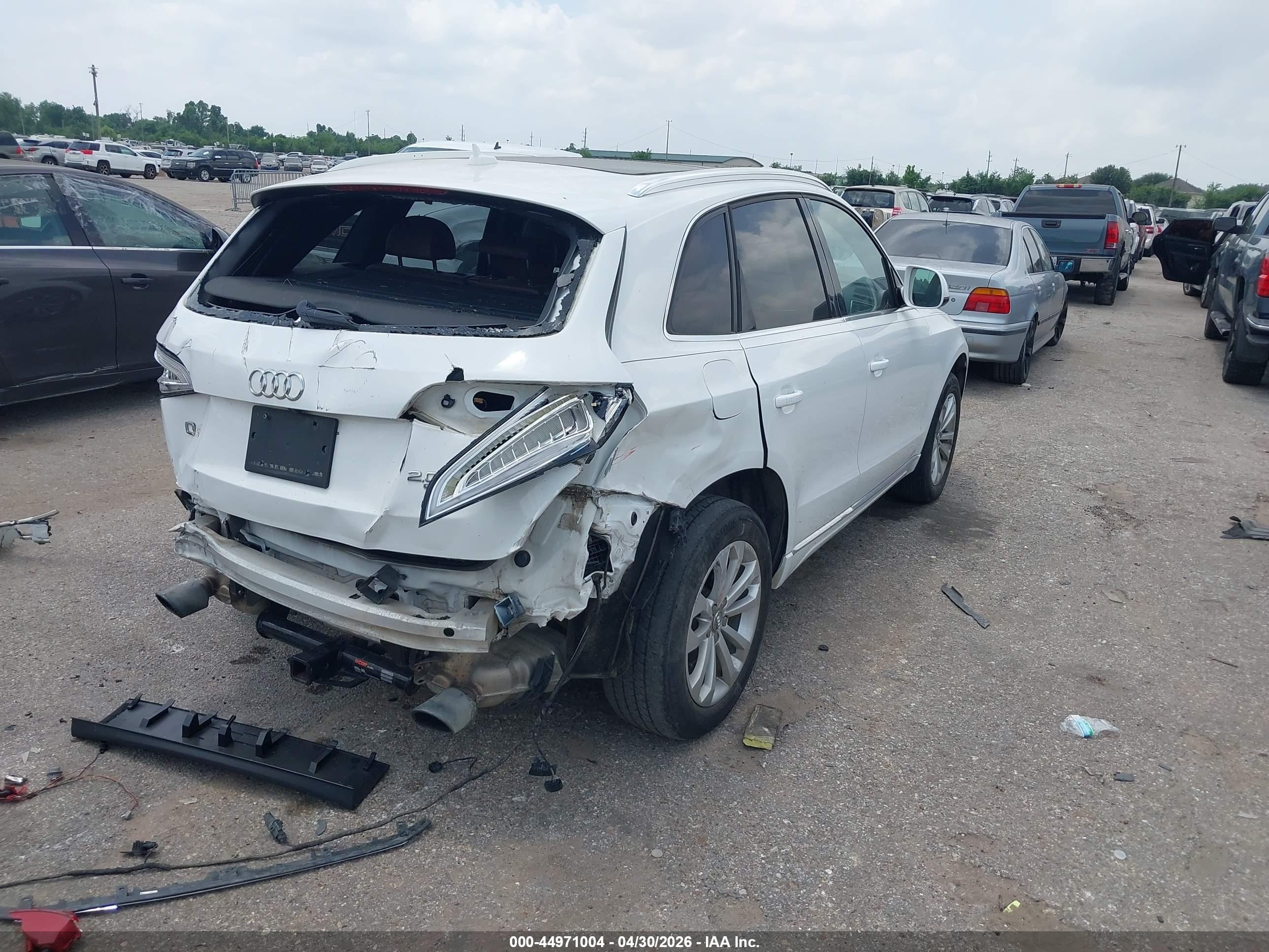 2014 Audi Q5 2.0t Premium White vin: WA1LFAFPXEA082966