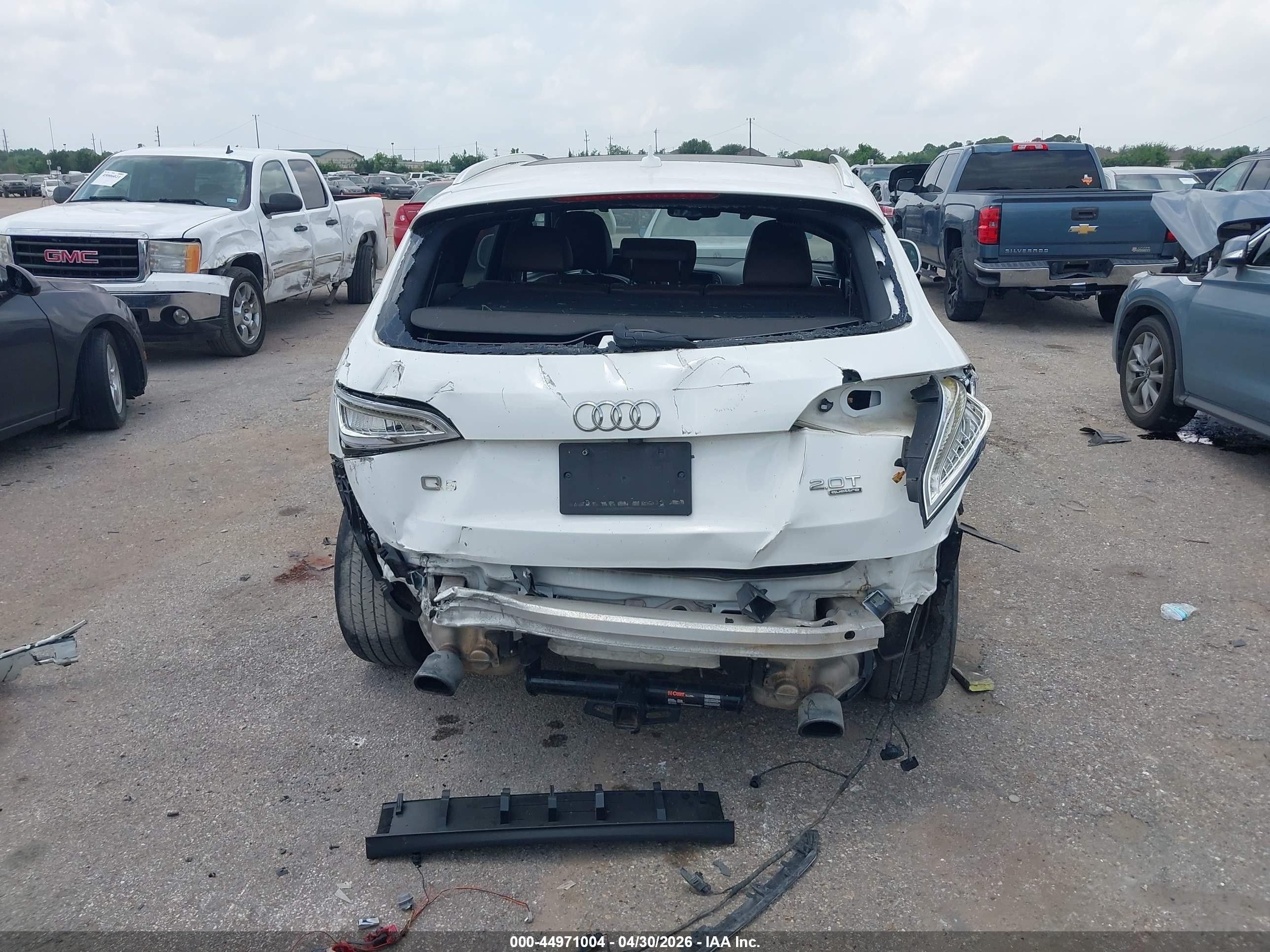 2014 Audi Q5 2.0t Premium White vin: WA1LFAFPXEA082966