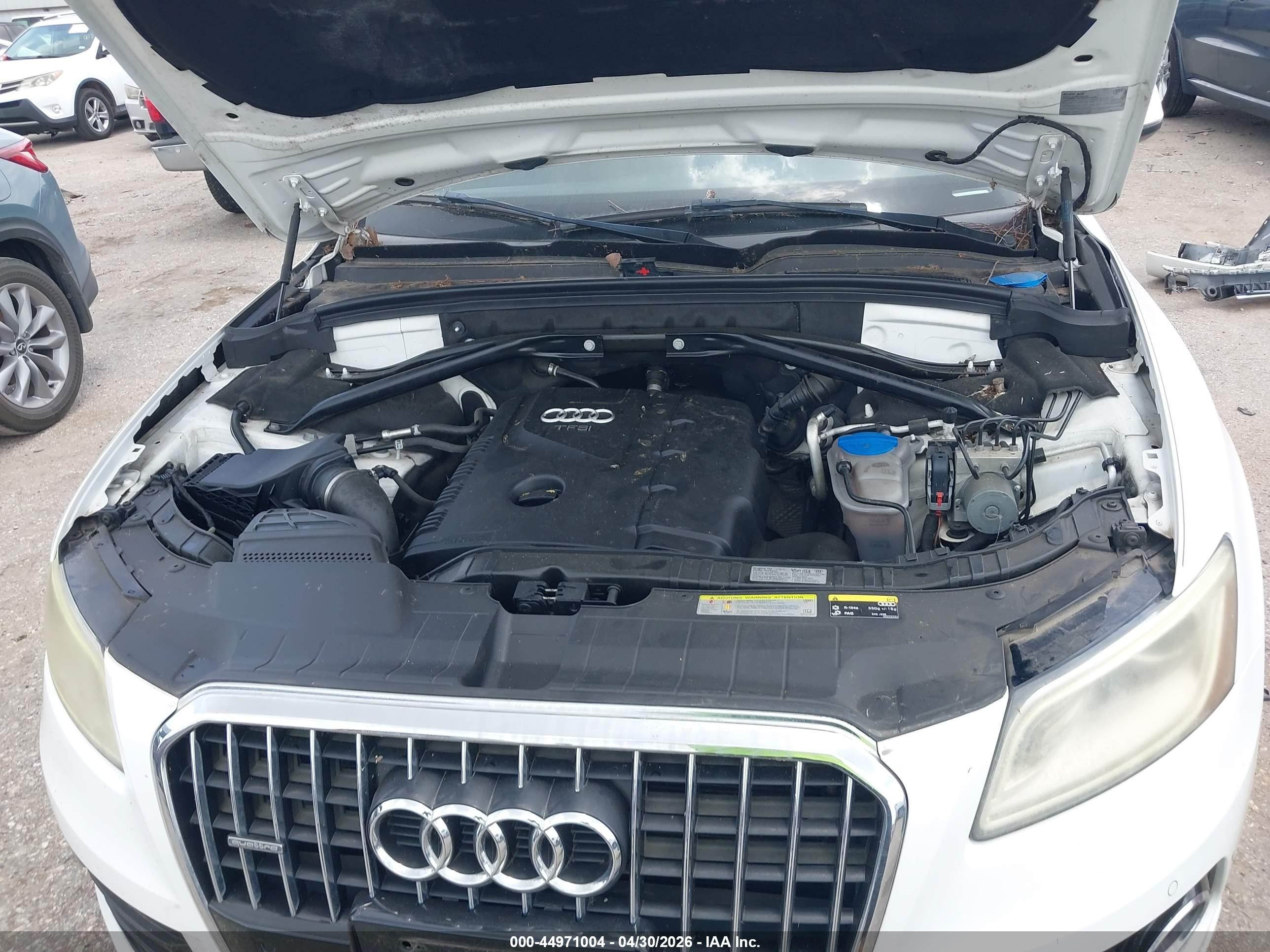 2014 Audi Q5 2.0t Premium White vin: WA1LFAFPXEA082966
