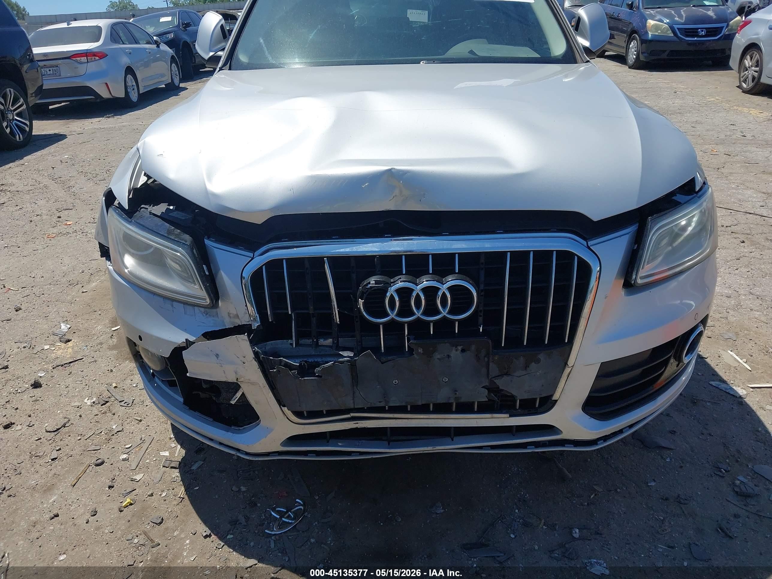 2014 Audi Q5 2.0t Premium Silver vin: WA1LFAFPXEA099038
