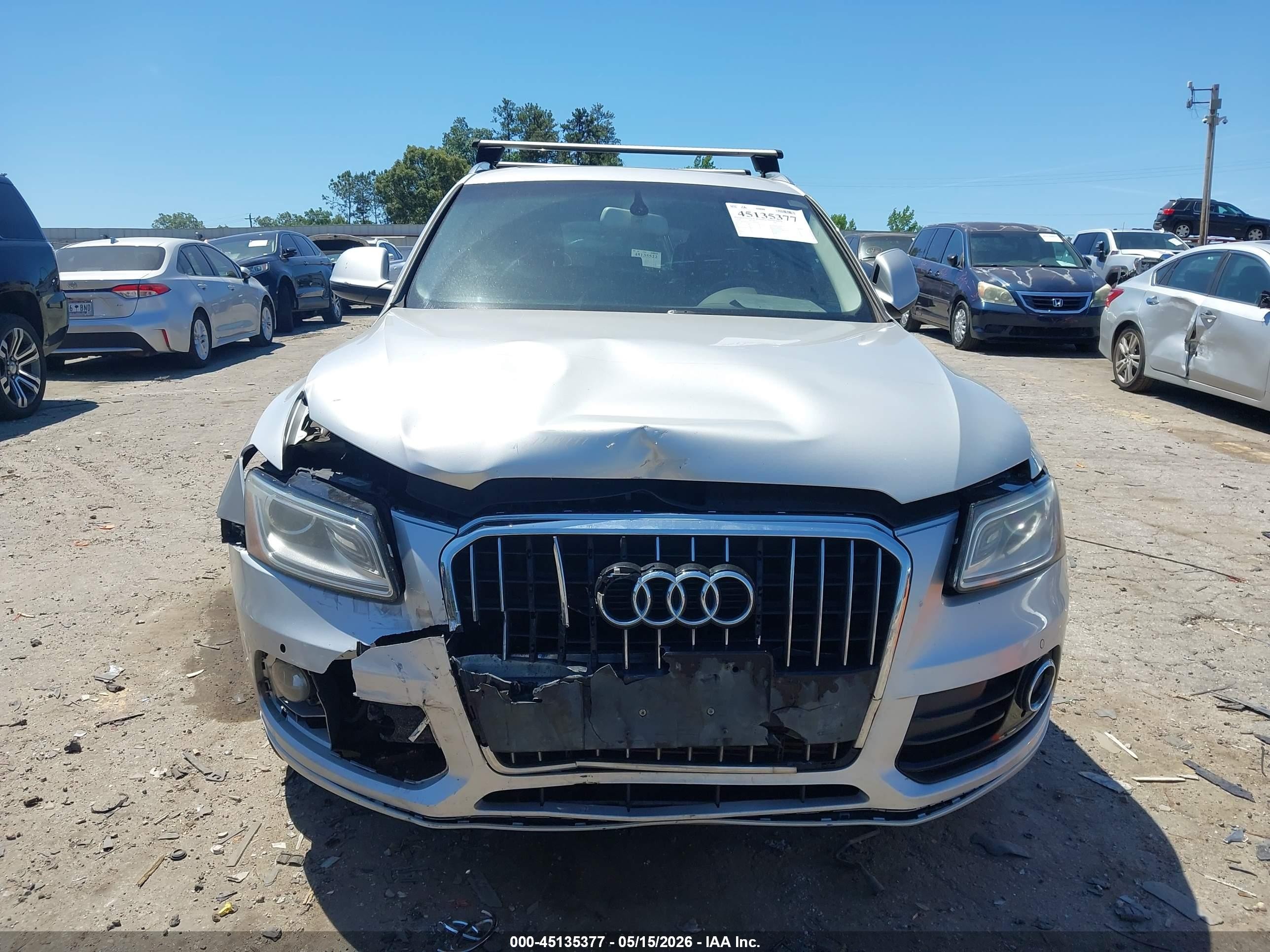 2014 Audi Q5 2.0t Premium Silver vin: WA1LFAFPXEA099038