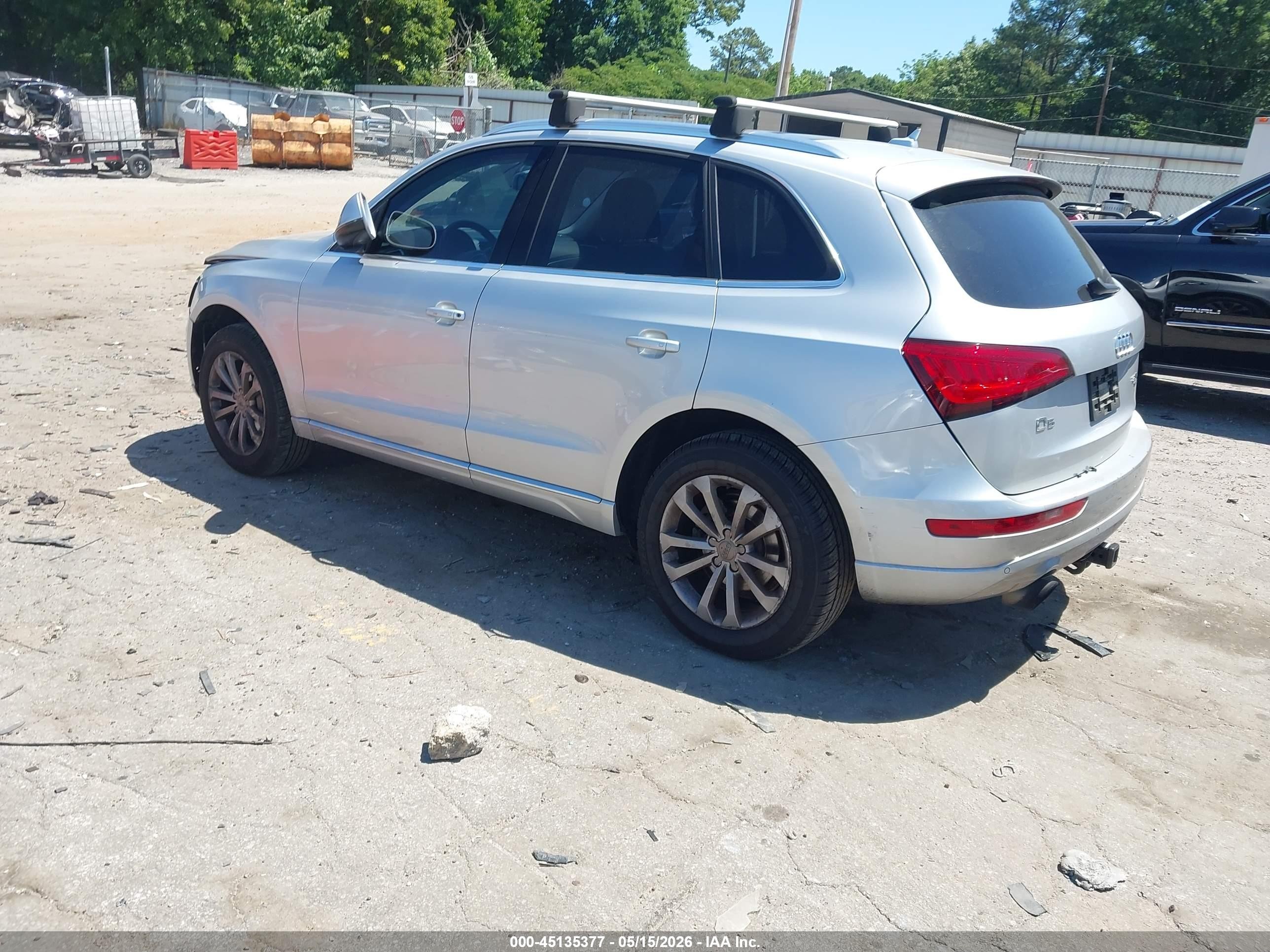 2014 Audi Q5 2.0t Premium Silver vin: WA1LFAFPXEA099038