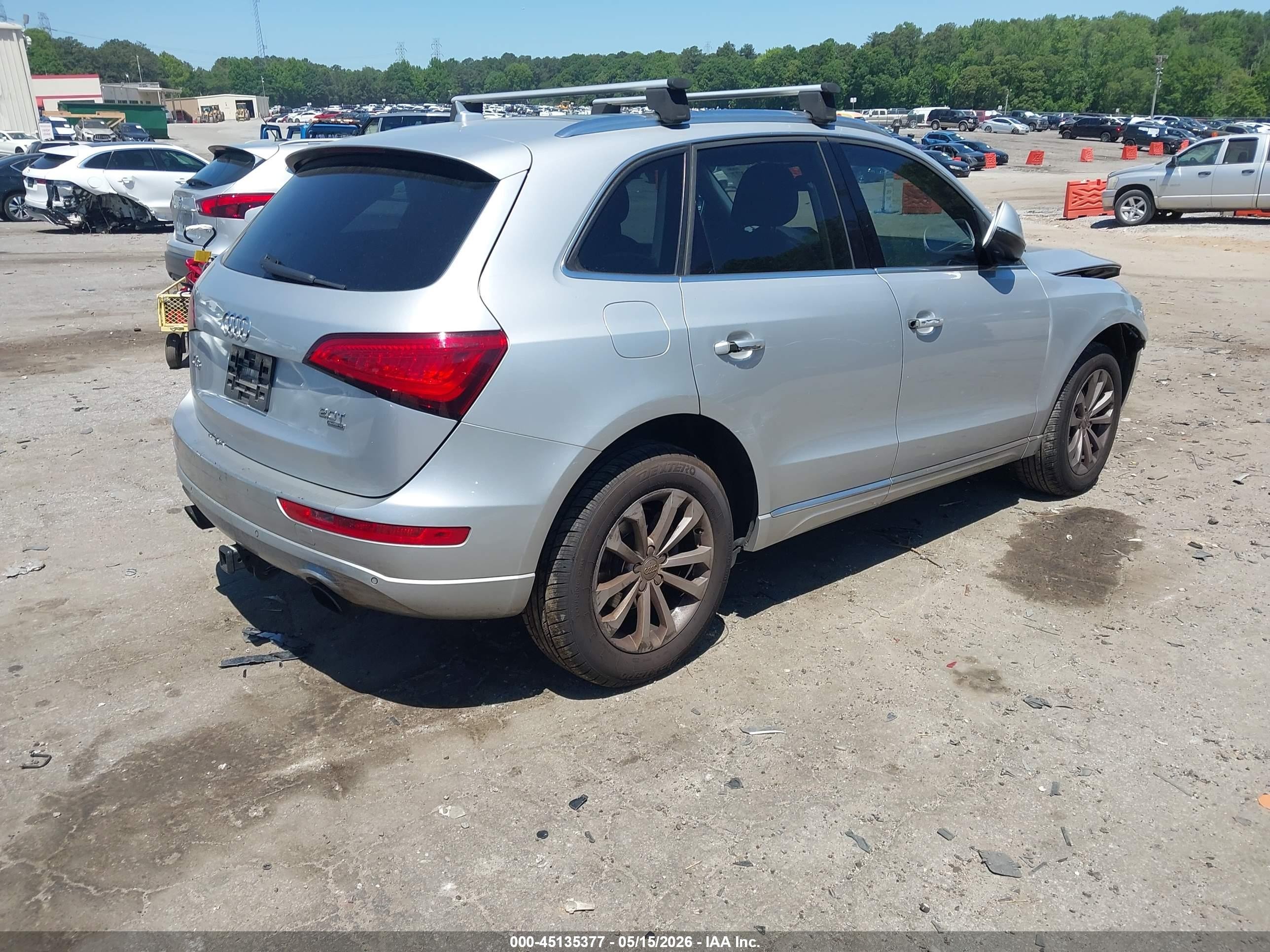 2014 Audi Q5 2.0t Premium Silver vin: WA1LFAFPXEA099038