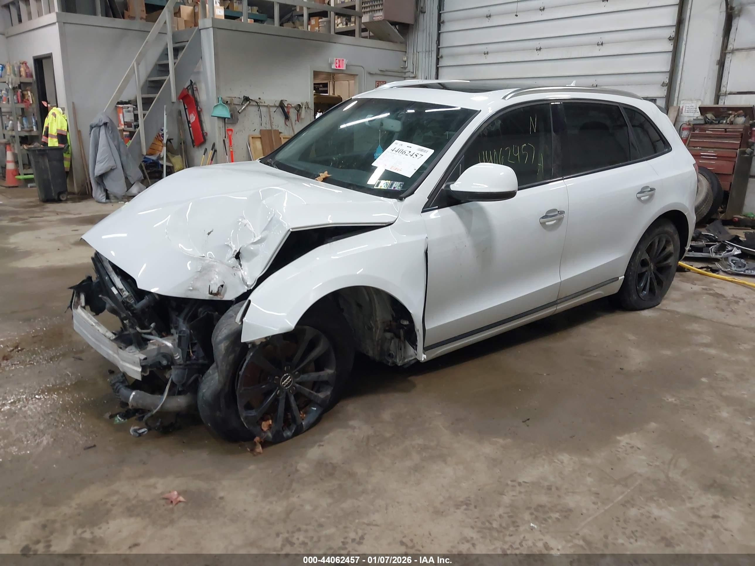 2015 Audi Q5 2.0t Premium White vin: WA1LFAFPXFA037298