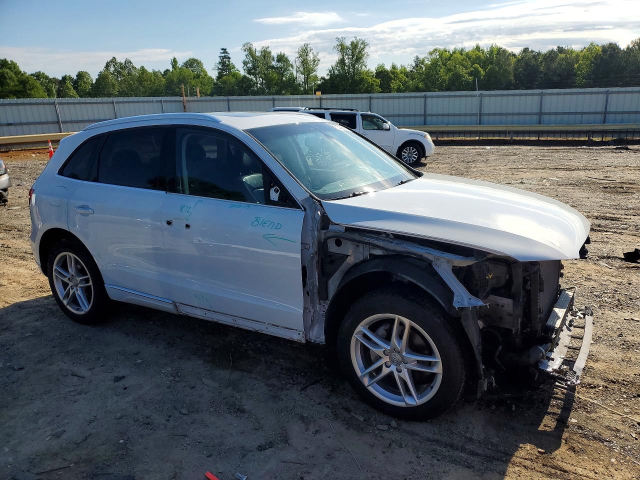 2015 Audi Q5 Premium Plus White vin: WA1LFAFPXFA045689