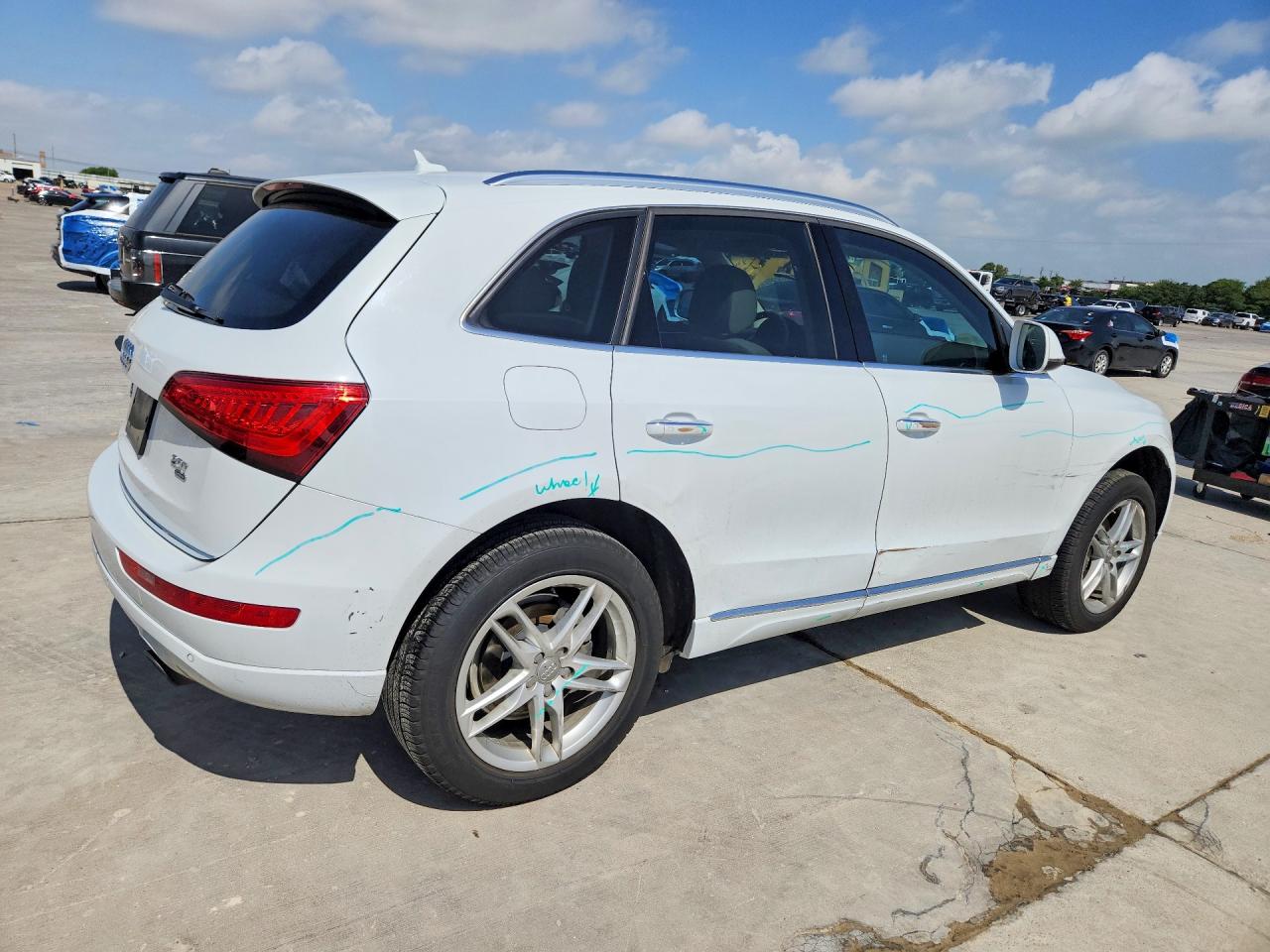 2015 Audi Q5 Premium Plus White vin: WA1LFAFPXFA063187